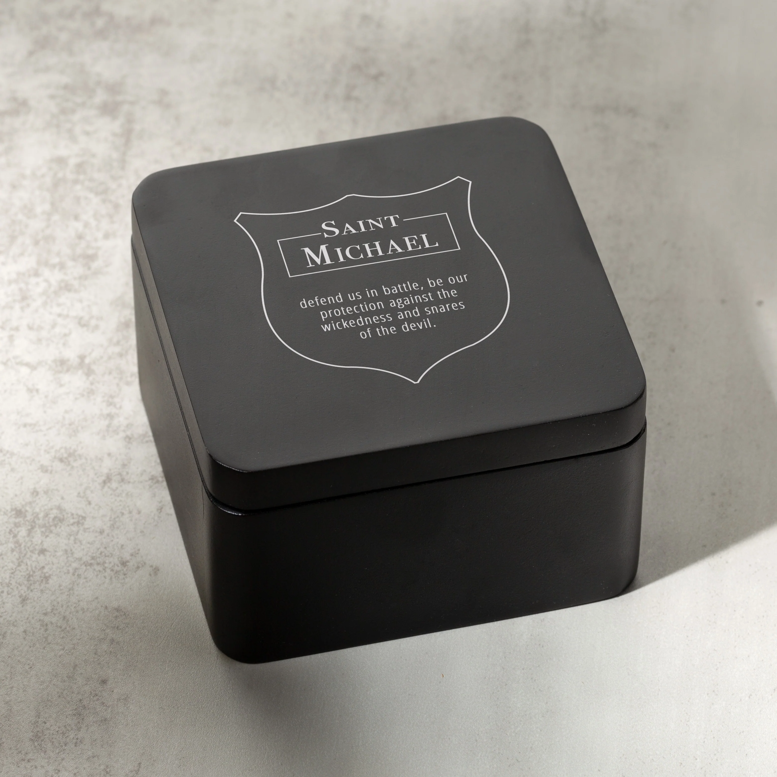 St. Michael Shield Keepsake Box