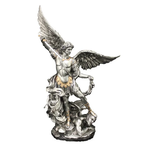 St. Michael Statue 10" - Image 2