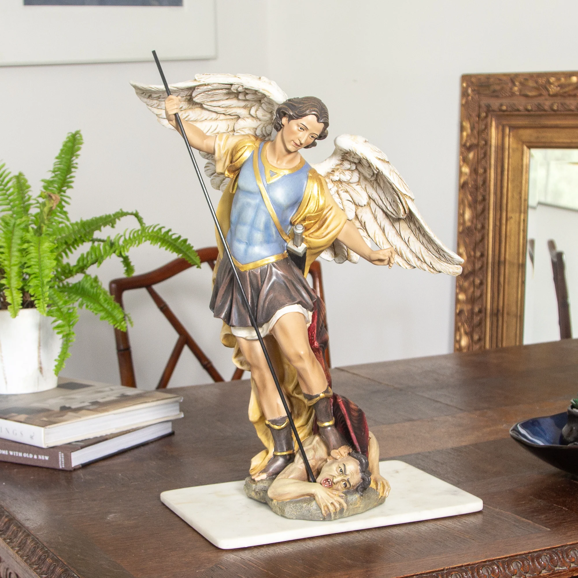 St. Michael Statue - 18" - Image 2