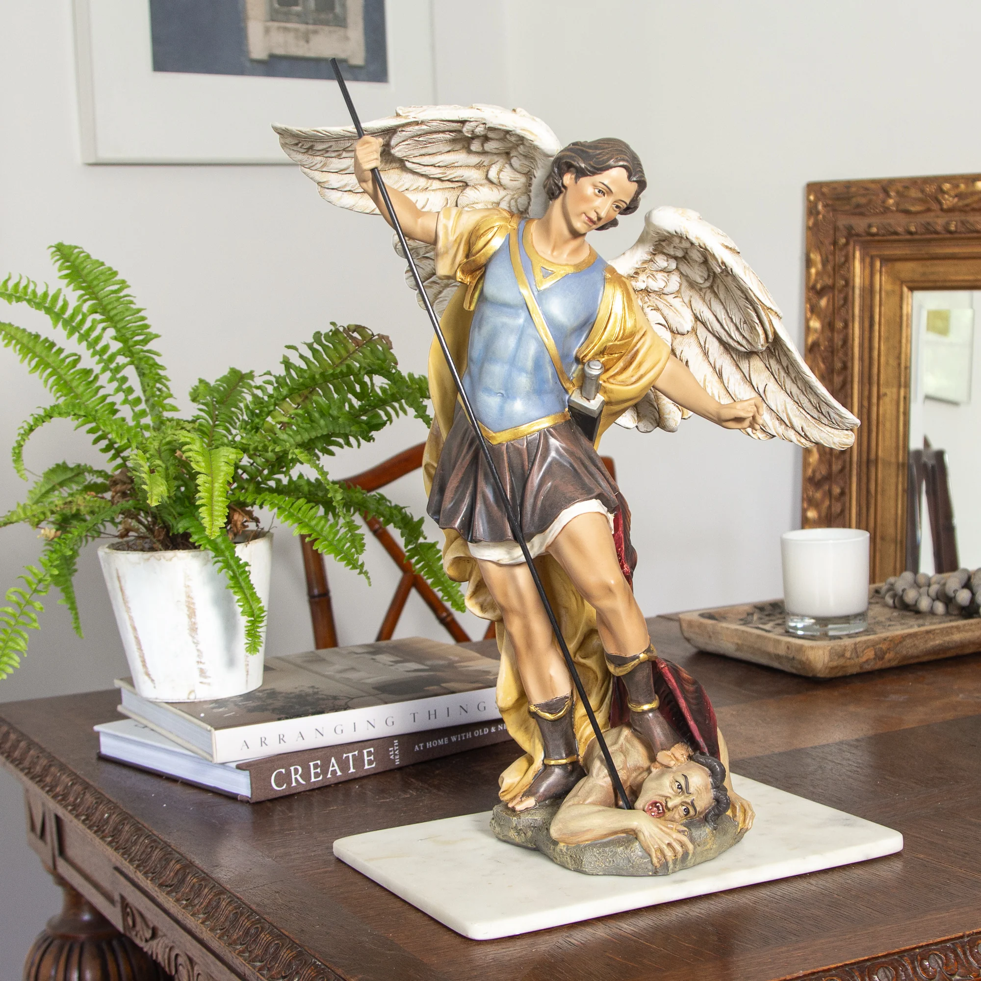 St. Michael Statue - 18" - Image 3
