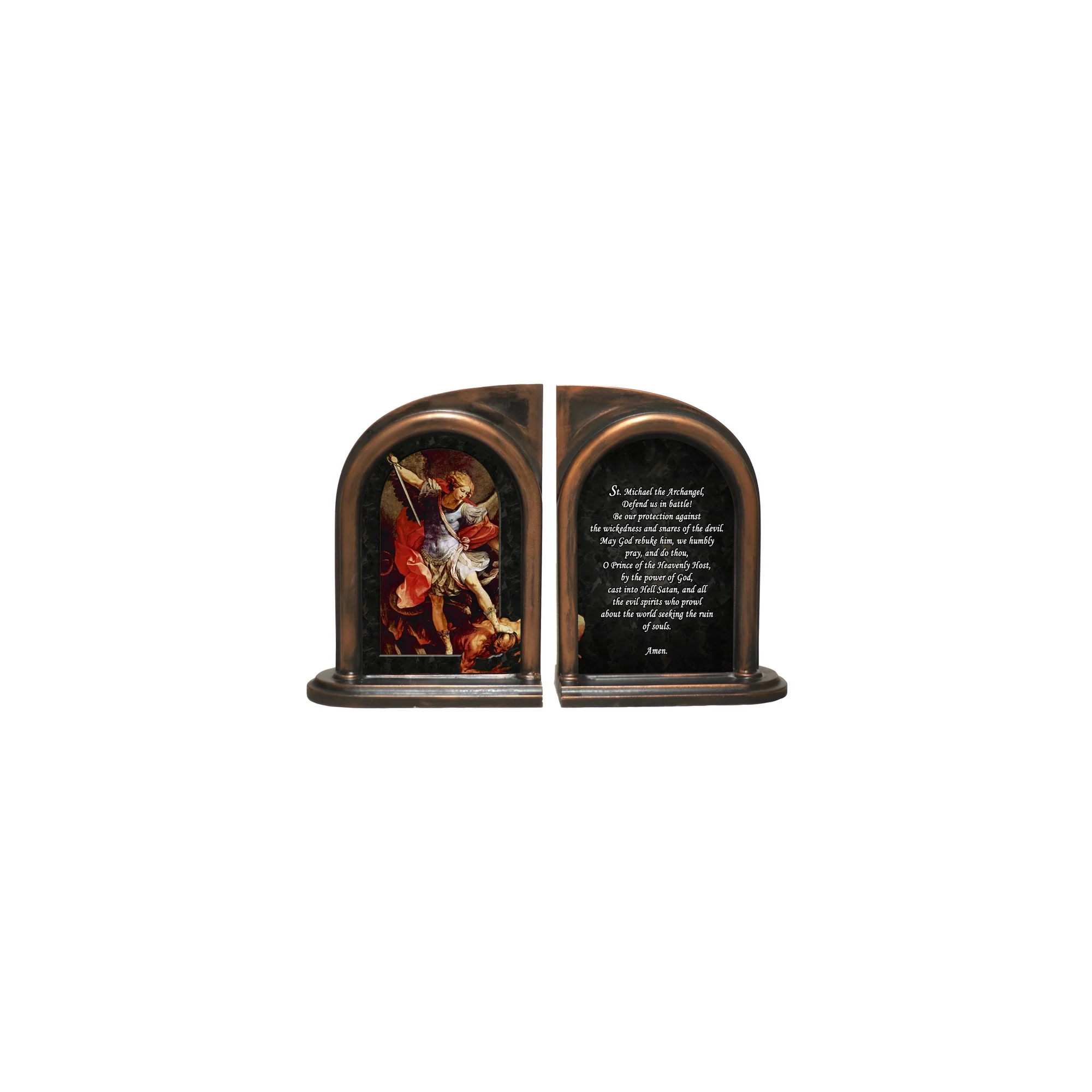 St. Michael the Archangel Bookends