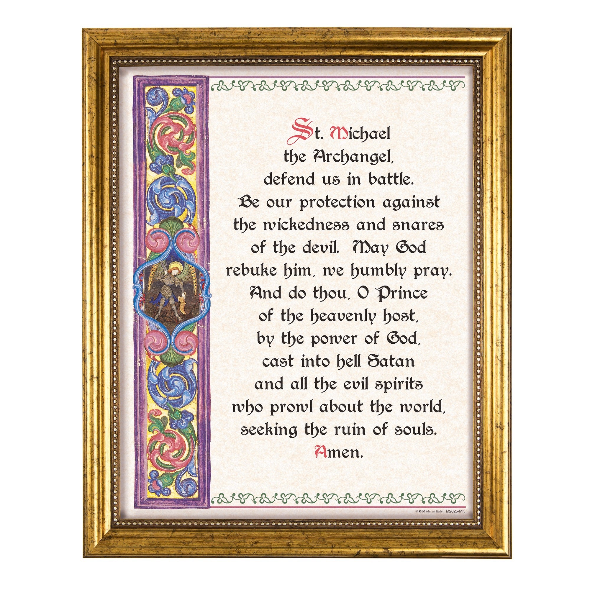 St. Michael the Archangel Print - 8x10 - Image 2