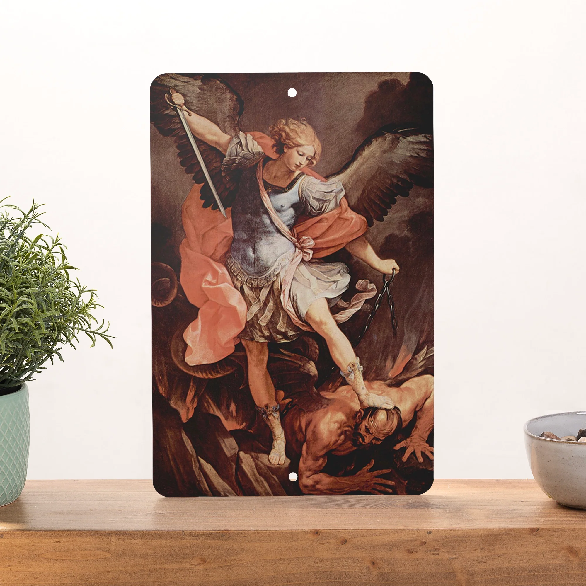 St Michael Tin Sign