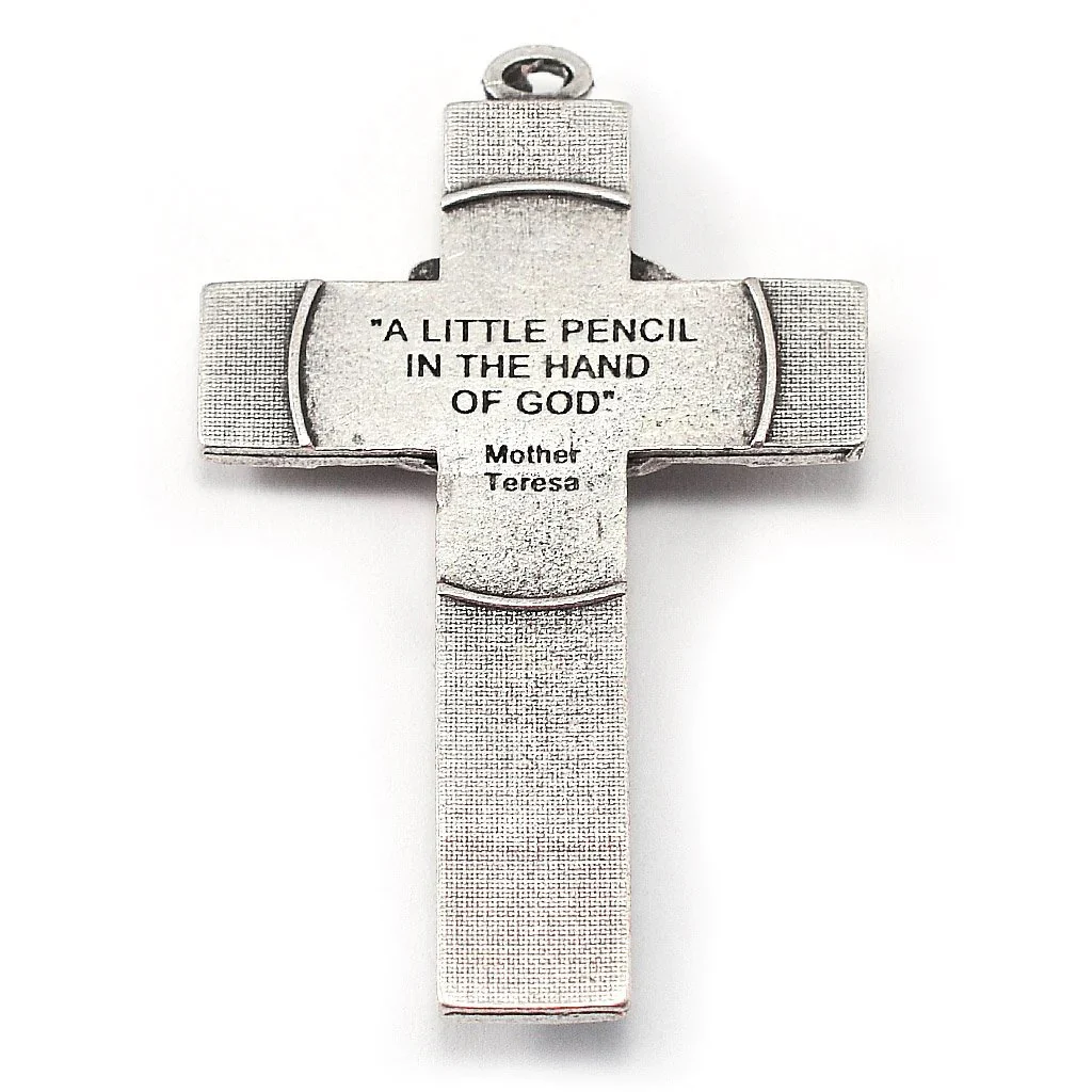 St. Mother Teresa of Calcutta Bohemian Glass Rosary - Image 3