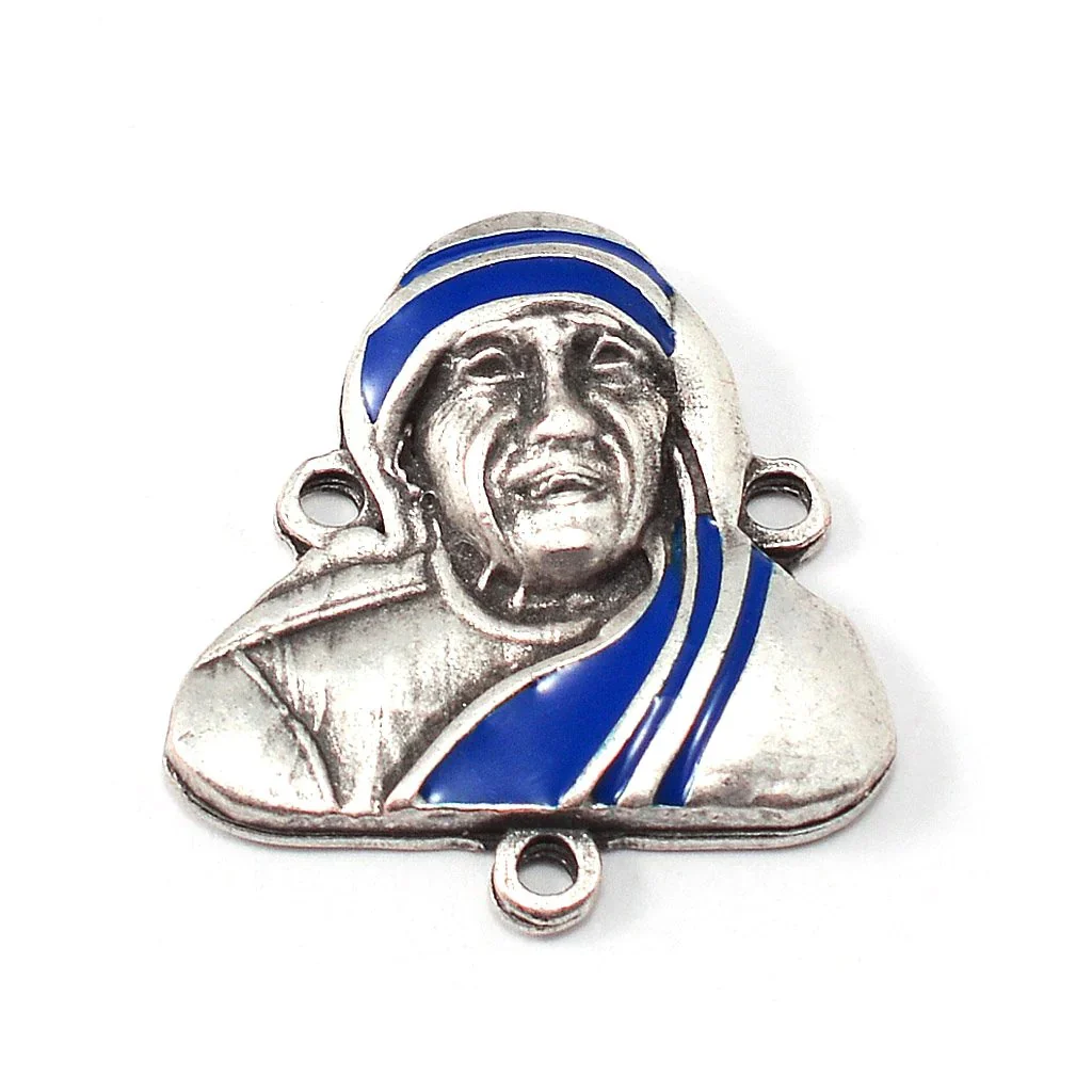 St. Mother Teresa of Calcutta Bohemian Glass Rosary - Image 5