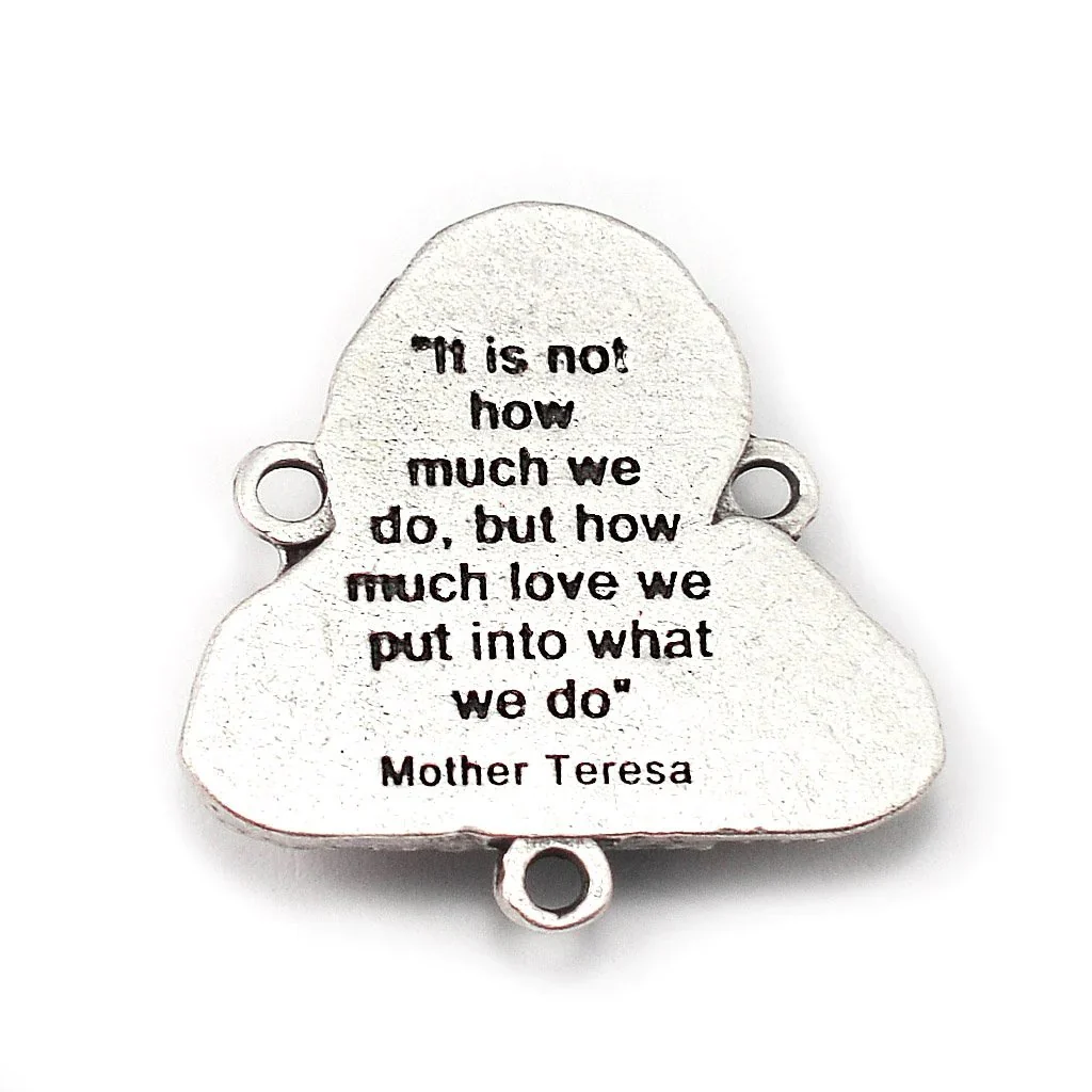 St. Mother Teresa of Calcutta Bohemian Glass Rosary - Image 6