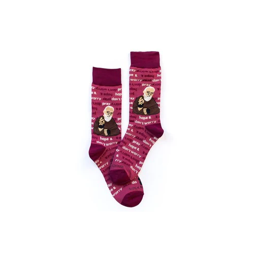 St. Padre Pio Adult Socks - Image 3