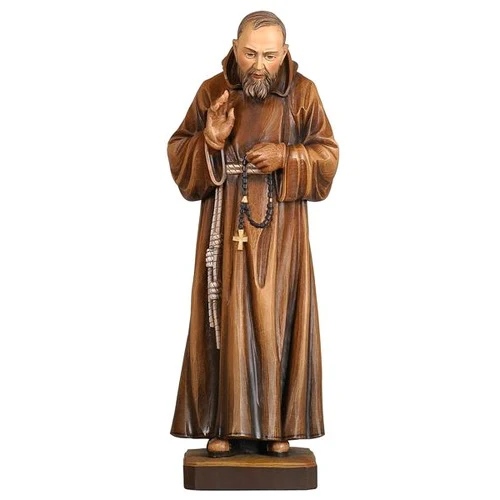 St. Padre Pio Hand Made Italian Statue - 12"