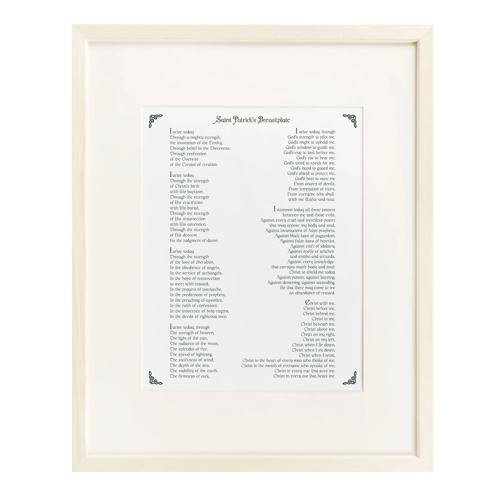 St. Patrick Breastplate Prayer Framed Print - Image 7