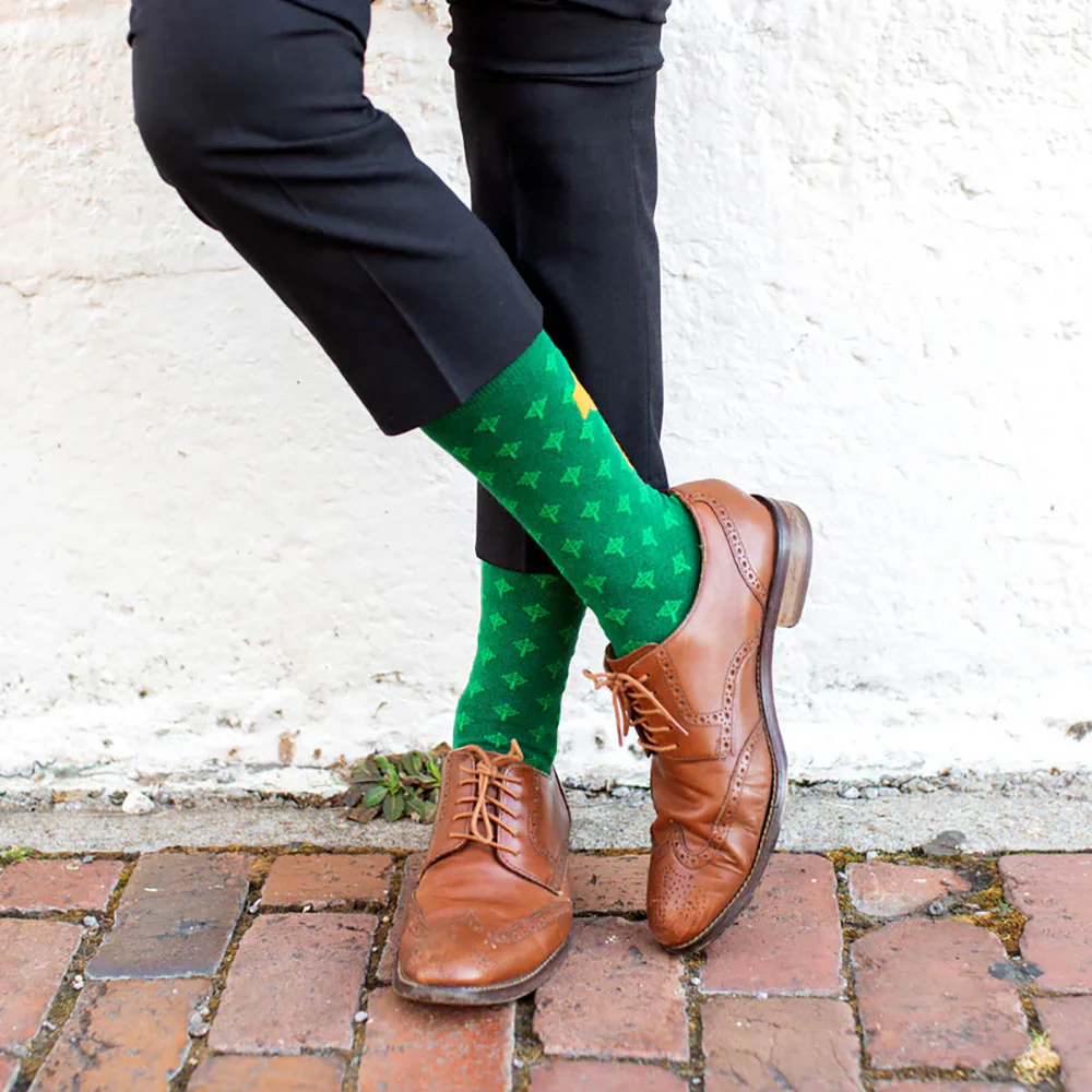 St. Patrick Celtic Cross Adult Socks - Image 5
