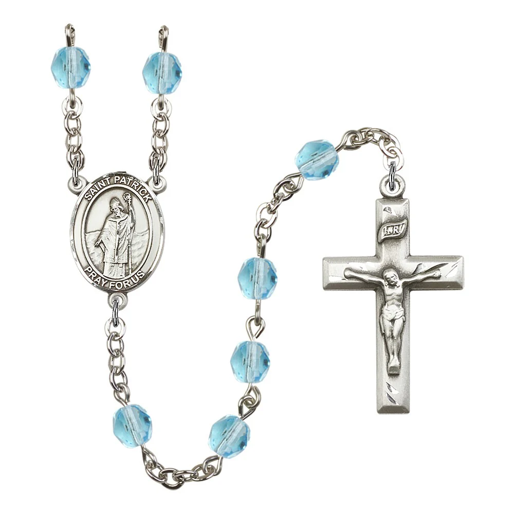 St. Patrick Crystal Birthstone Rosary - Multiple Birthstones - Image 10