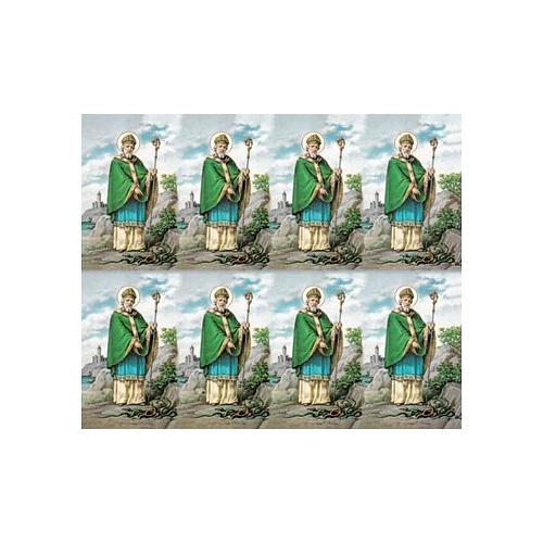 Laminated St. Patrick Personalized Prayer Card (Priced Per Card)