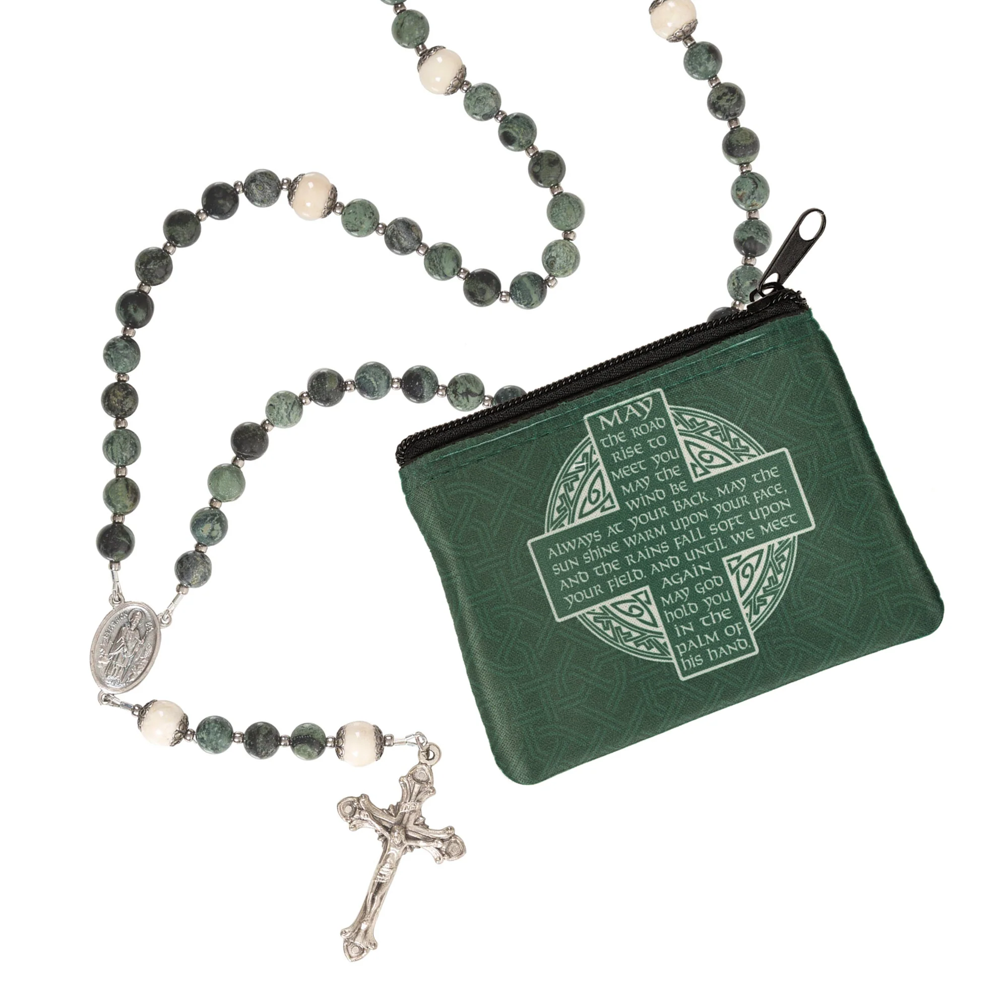St Patrick & St Bridget Rosary Set - Image 2