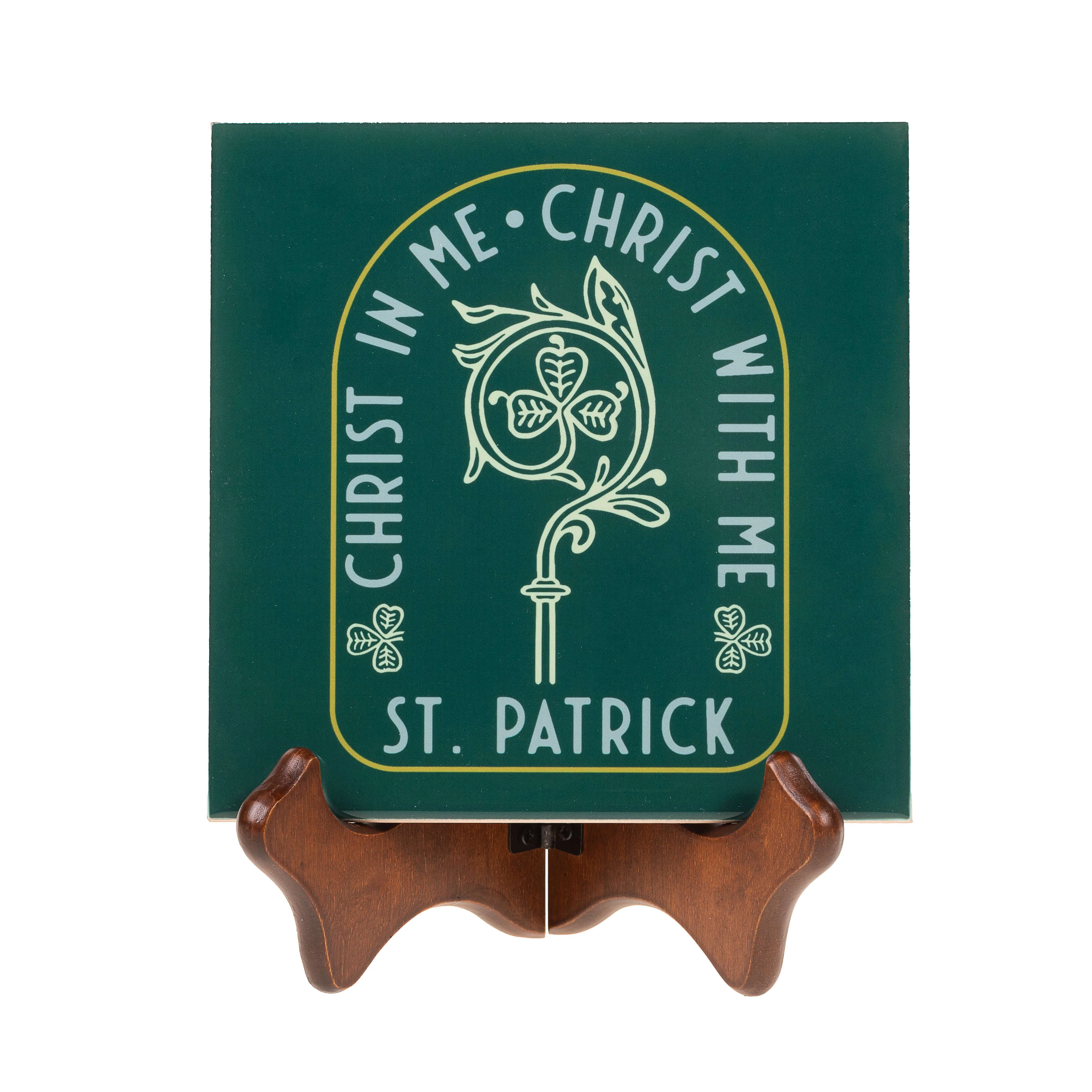 St. Patrick's Breastplate Prayer Ceramic Tile - Image 2