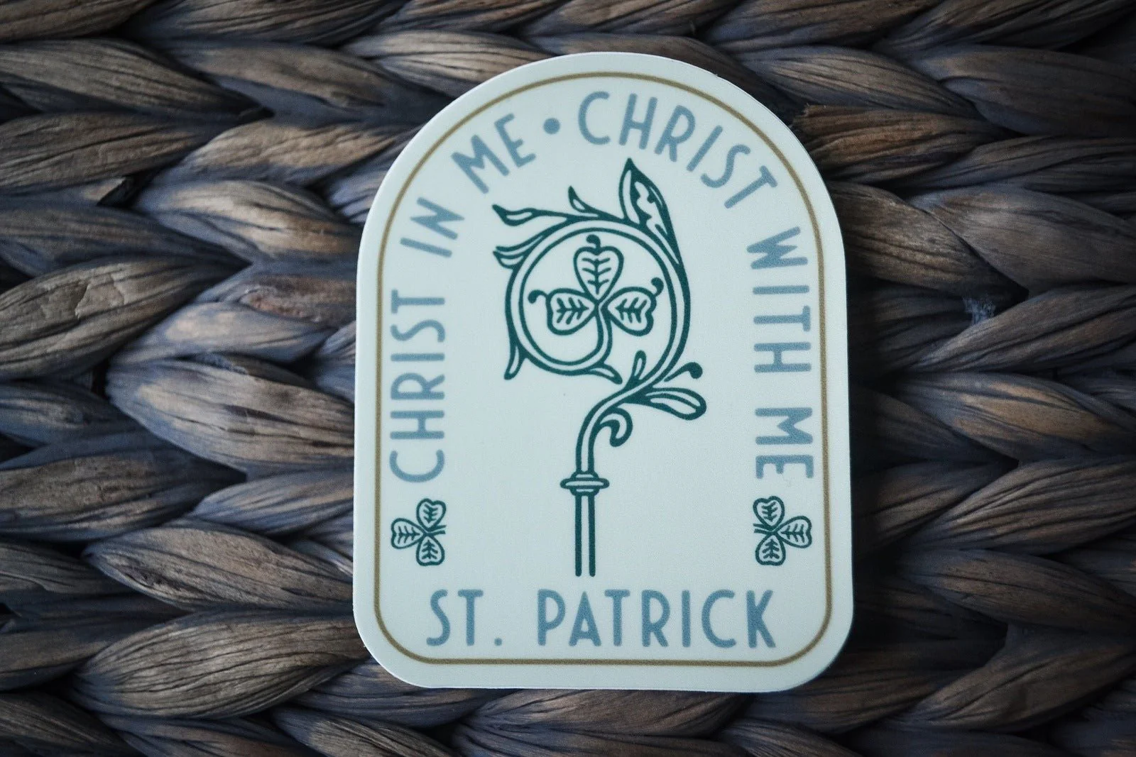St. Patrick's Breastplate Prayer Vinyl Sticker - Image 4
