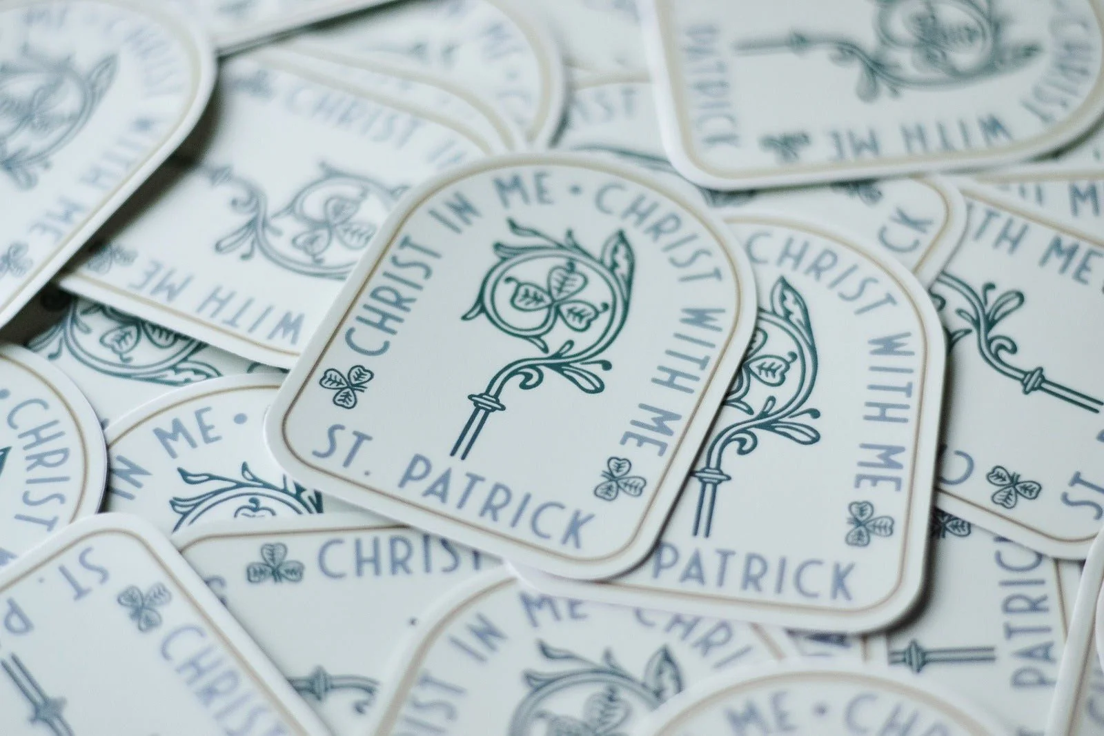 St. Patrick's Breastplate Prayer Vinyl Sticker - Image 5