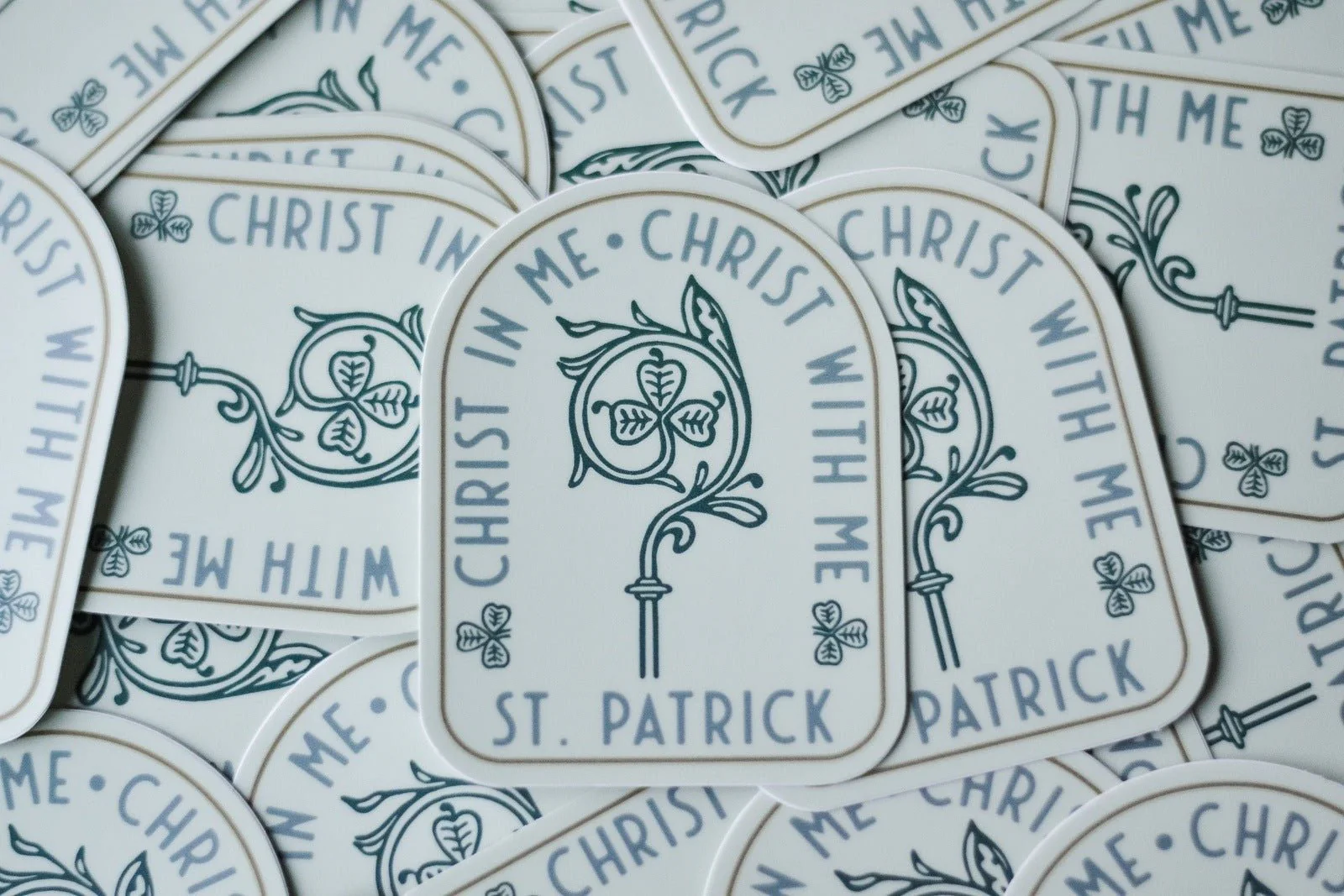 St. Patrick's Breastplate Prayer Vinyl Sticker - Image 6