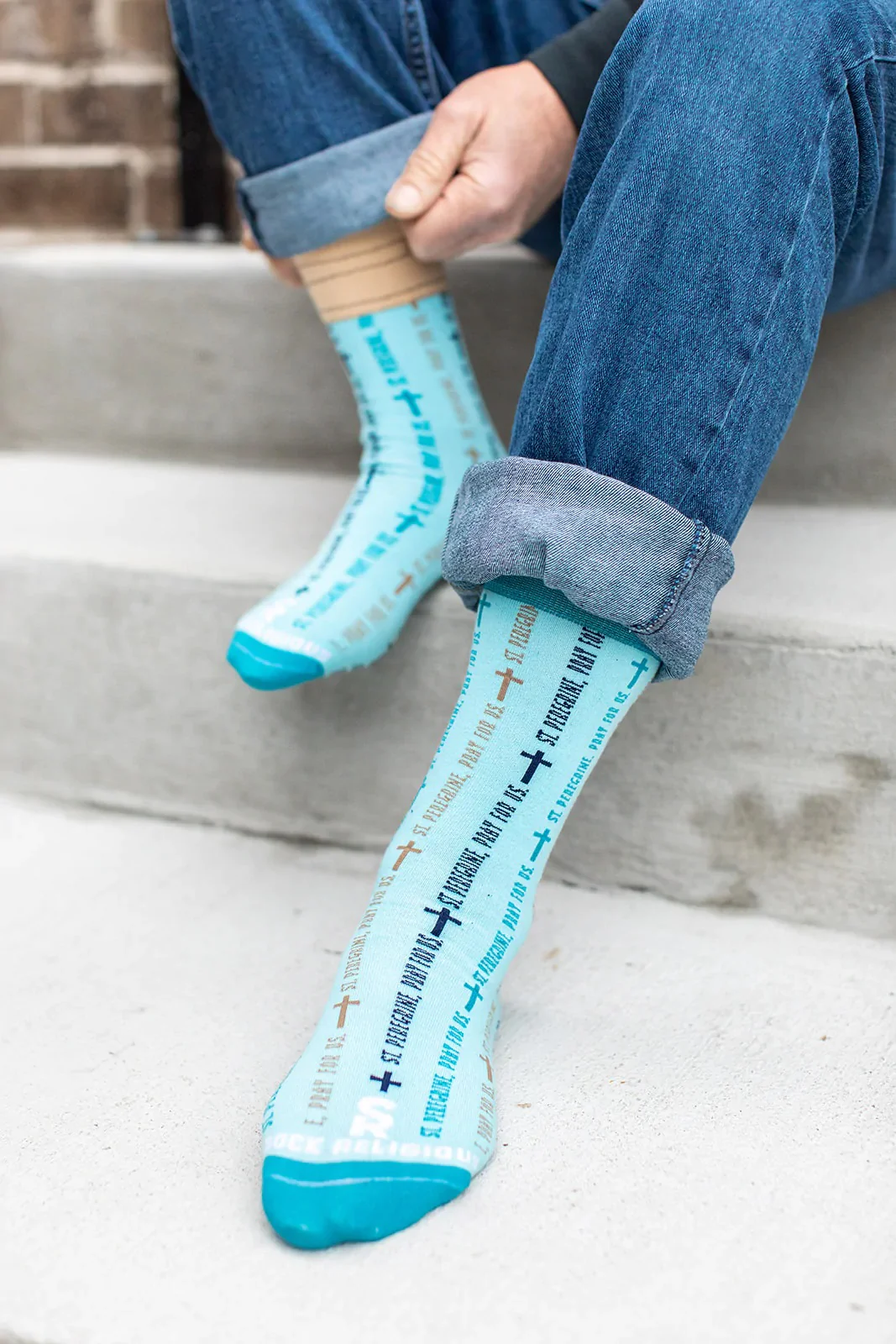 St. Peregrine Adult Socks - Image 5