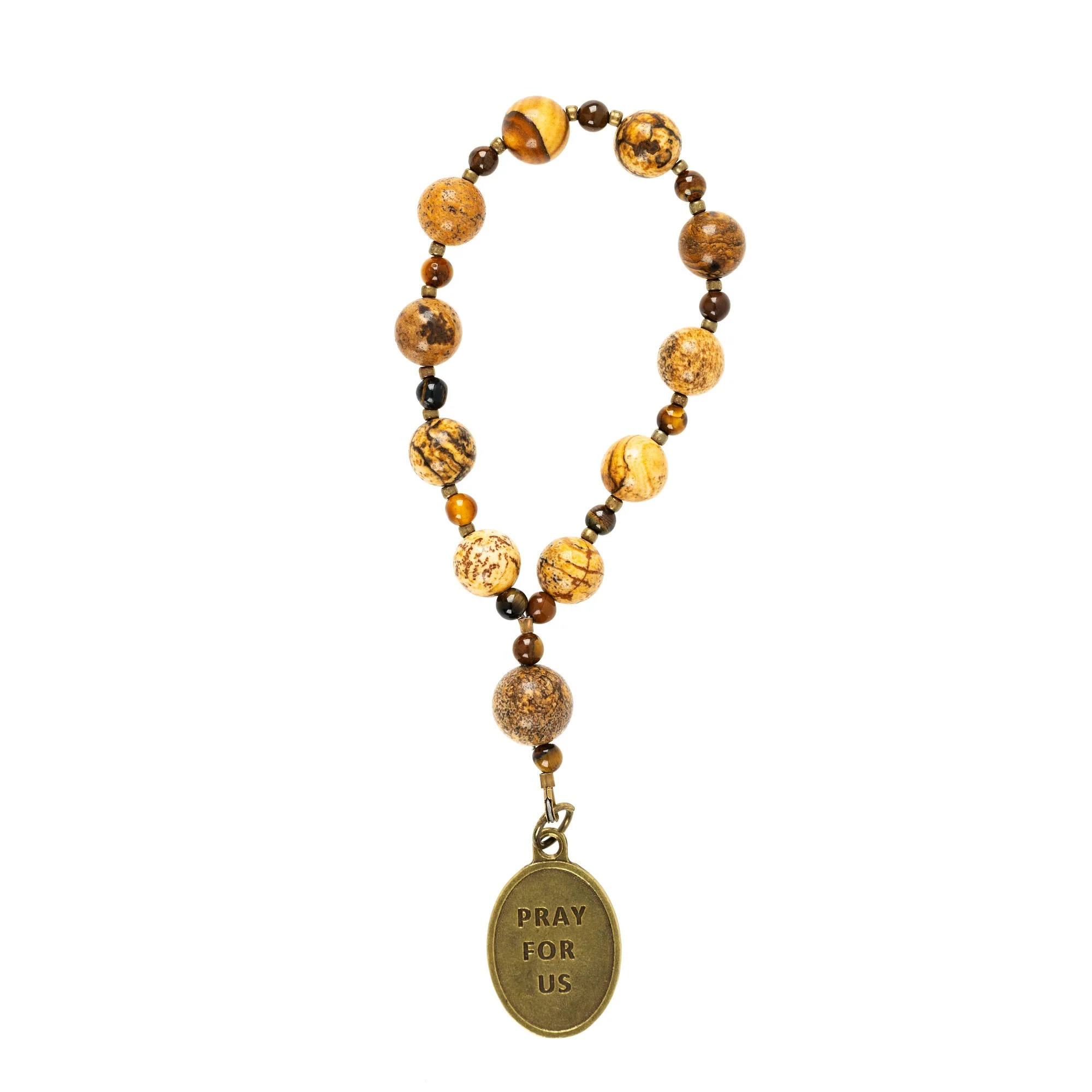 St. Peregrine Cancer Healing Decade Rosary with Card - Image 4