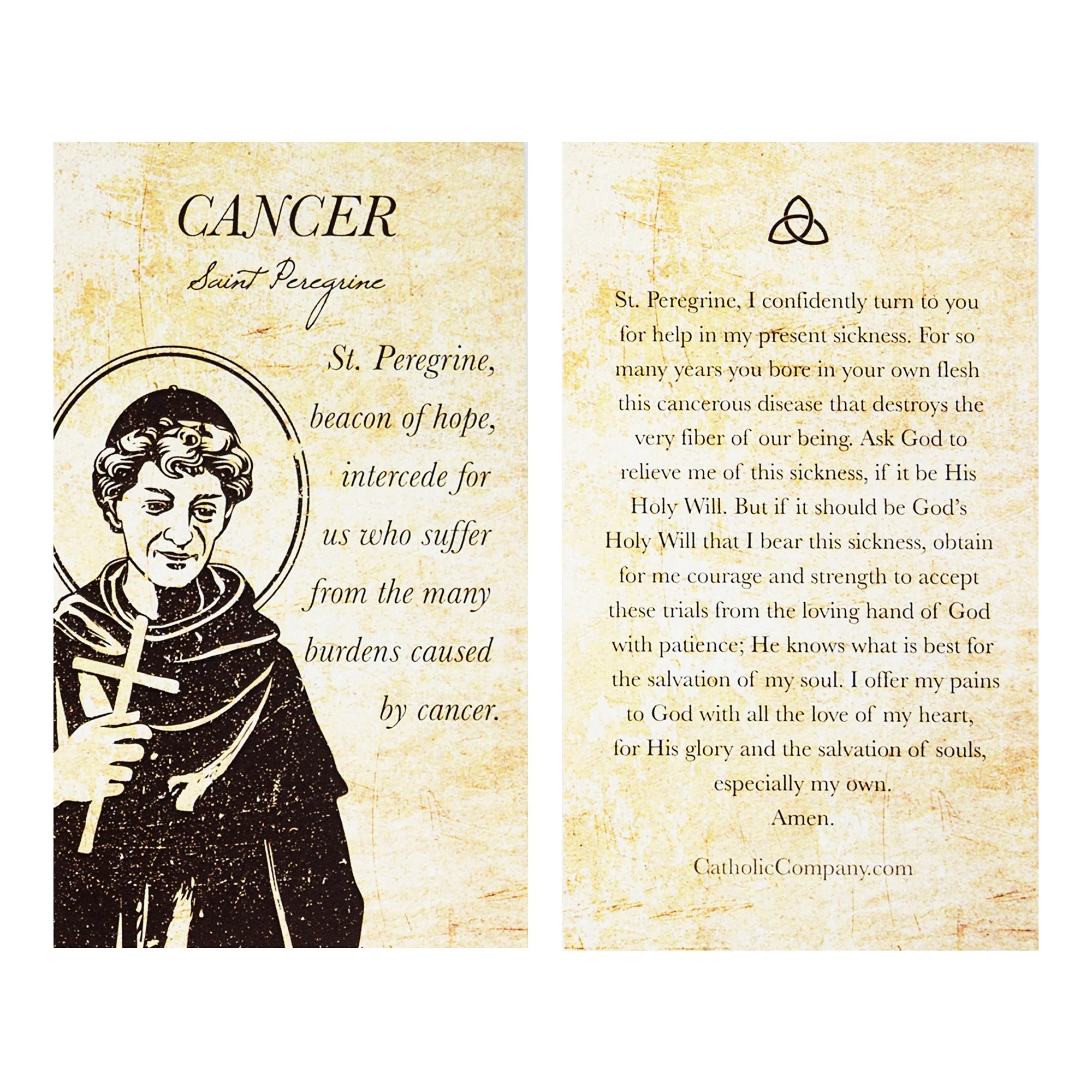 St. Peregrine Cancer Healing Decade Rosary with Card - Image 5