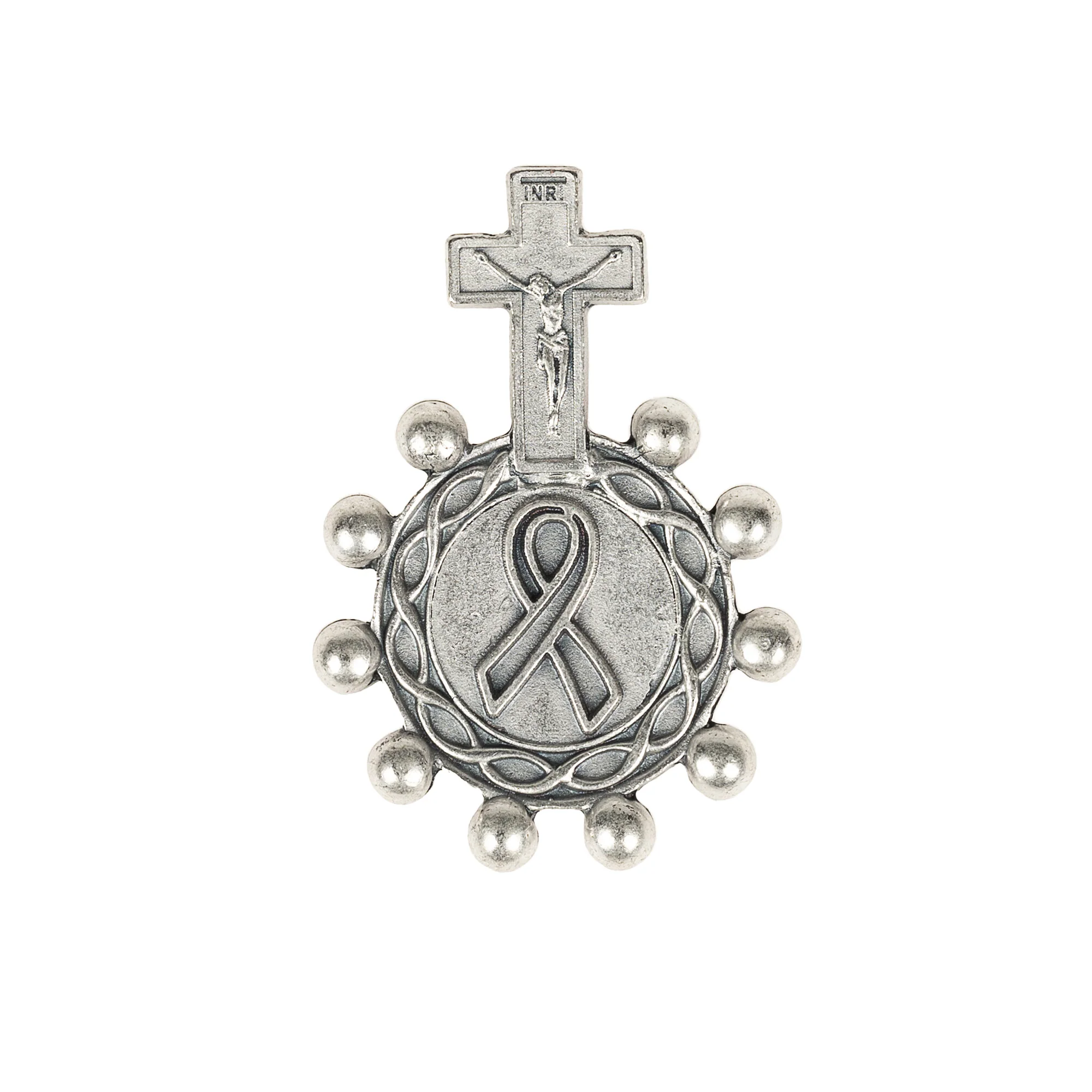 St. Peregrine Cancer Rosary Ring - Image 2