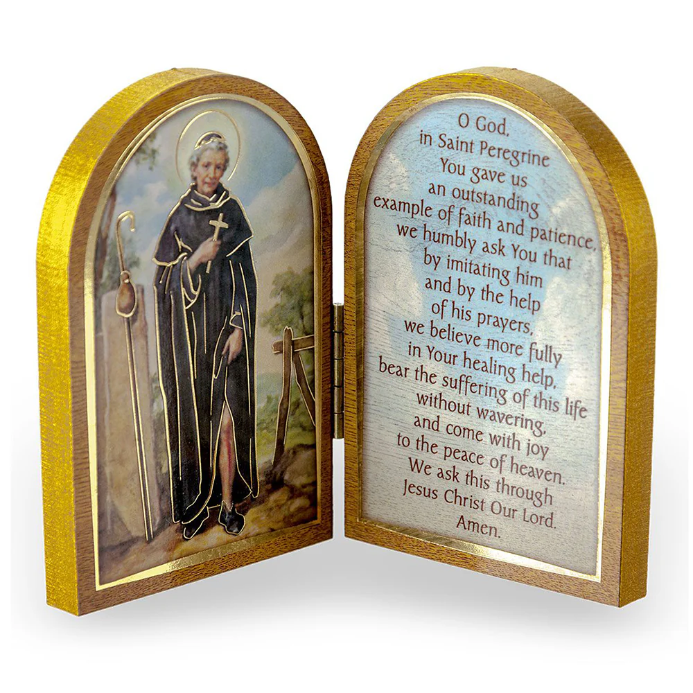 St. Peregrine Prayer Diptych