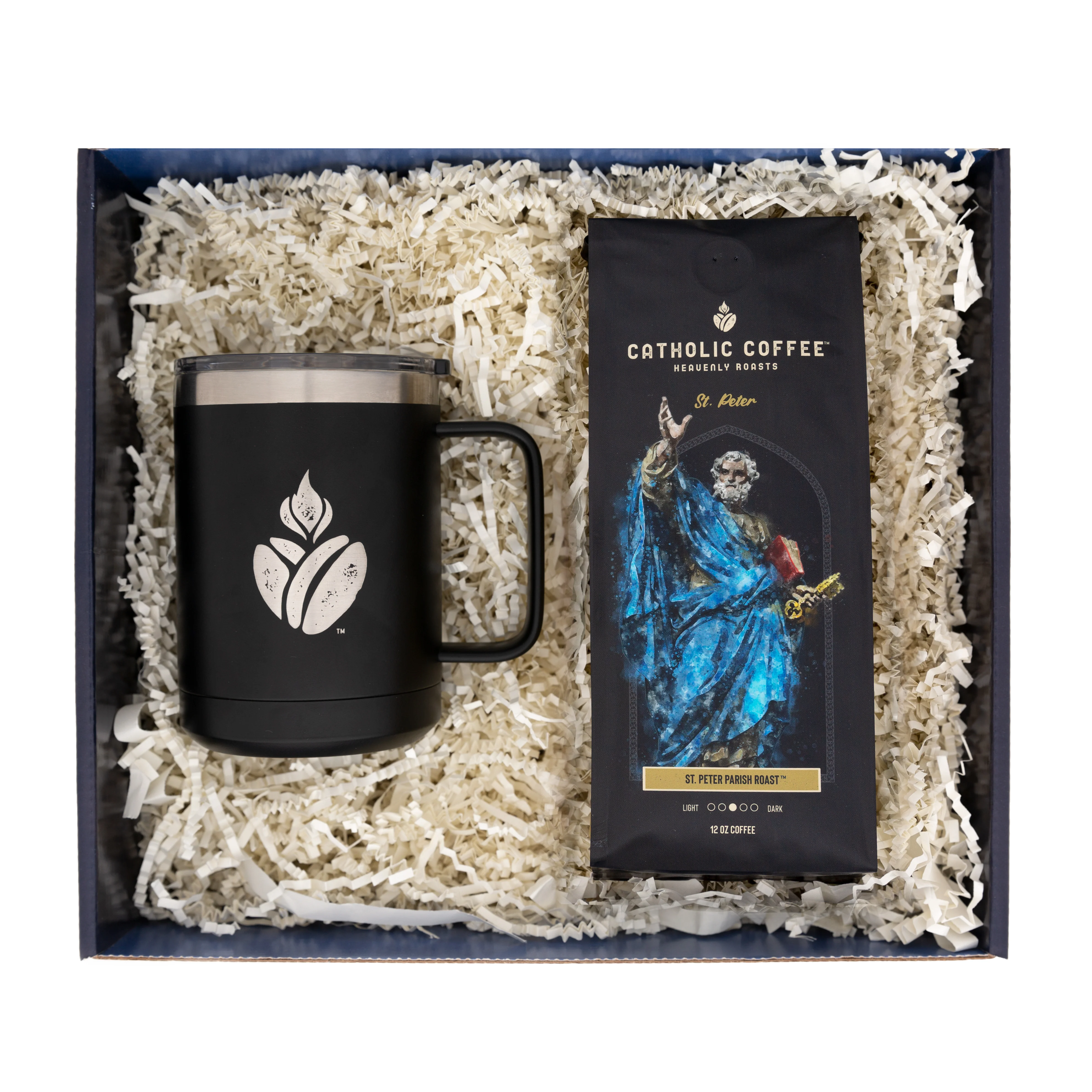 St. Peter Medium Roast Coffee & Travel Mug Gift Set - Ground