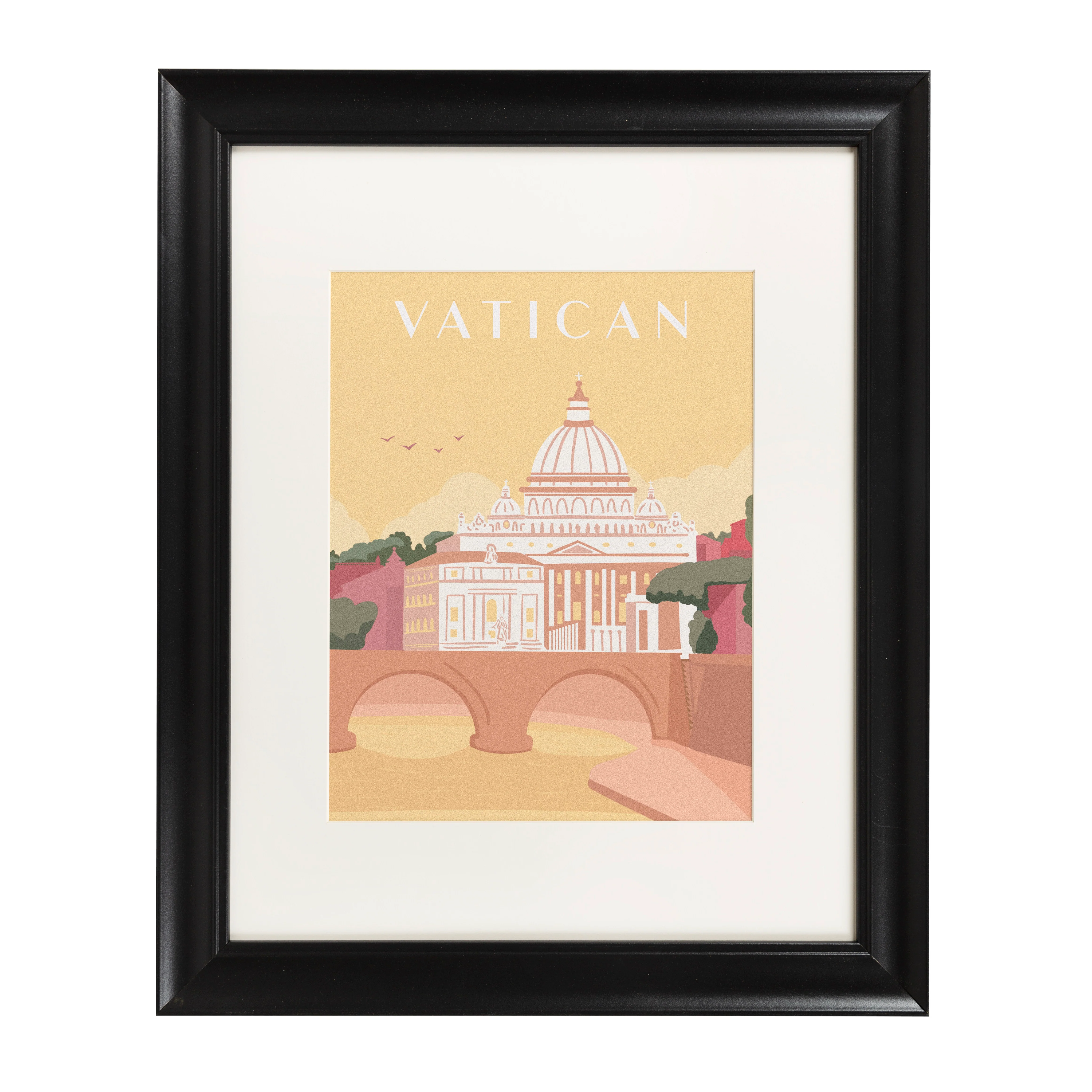 St. Peter's Basilica Framed Travel Print - Image 4