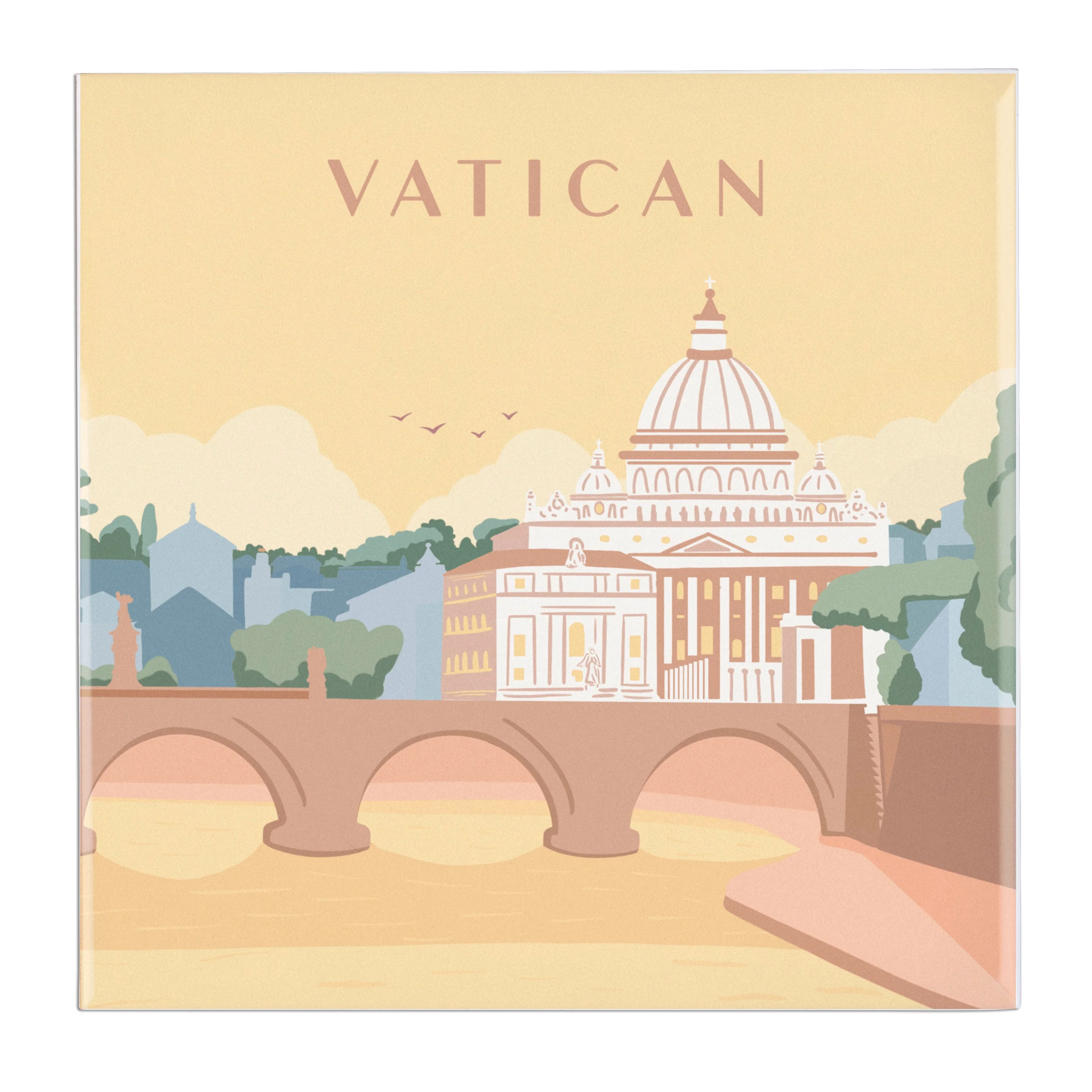 St. Peter's Basilica Tile - Image 2
