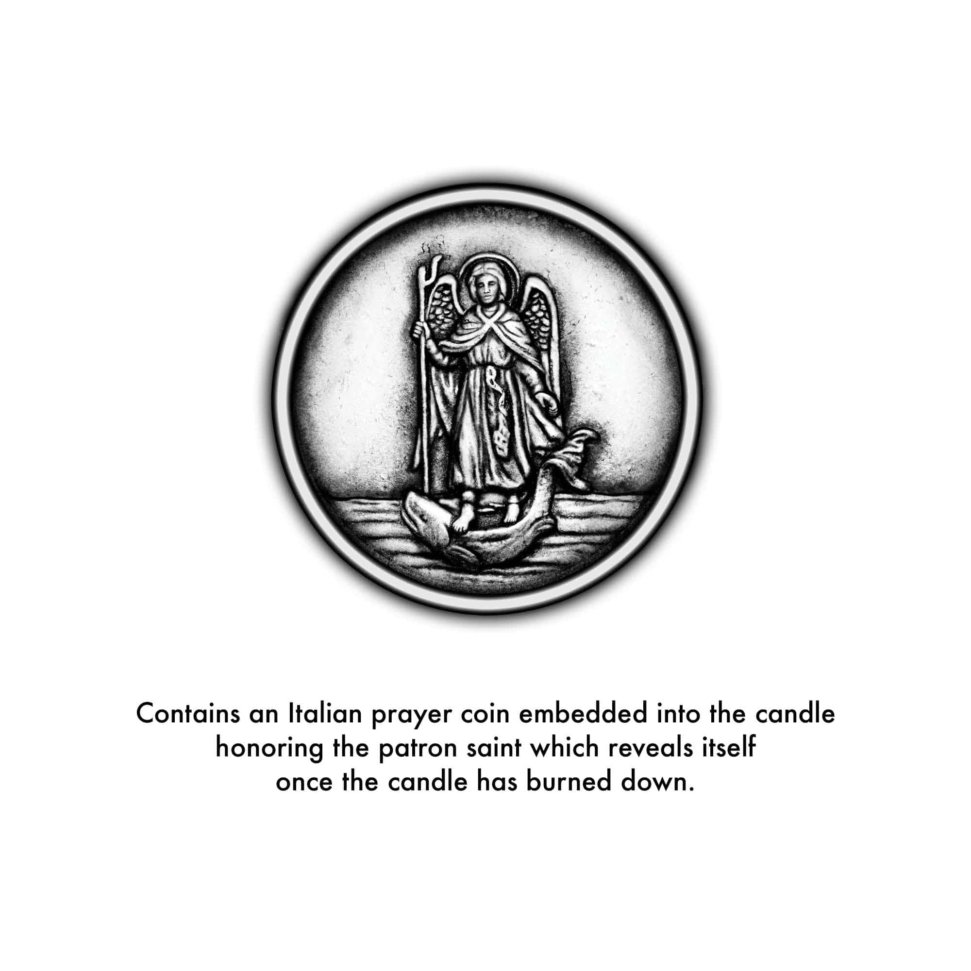 St. Raphael the Healer Deluxe Scented Candle - Image 4