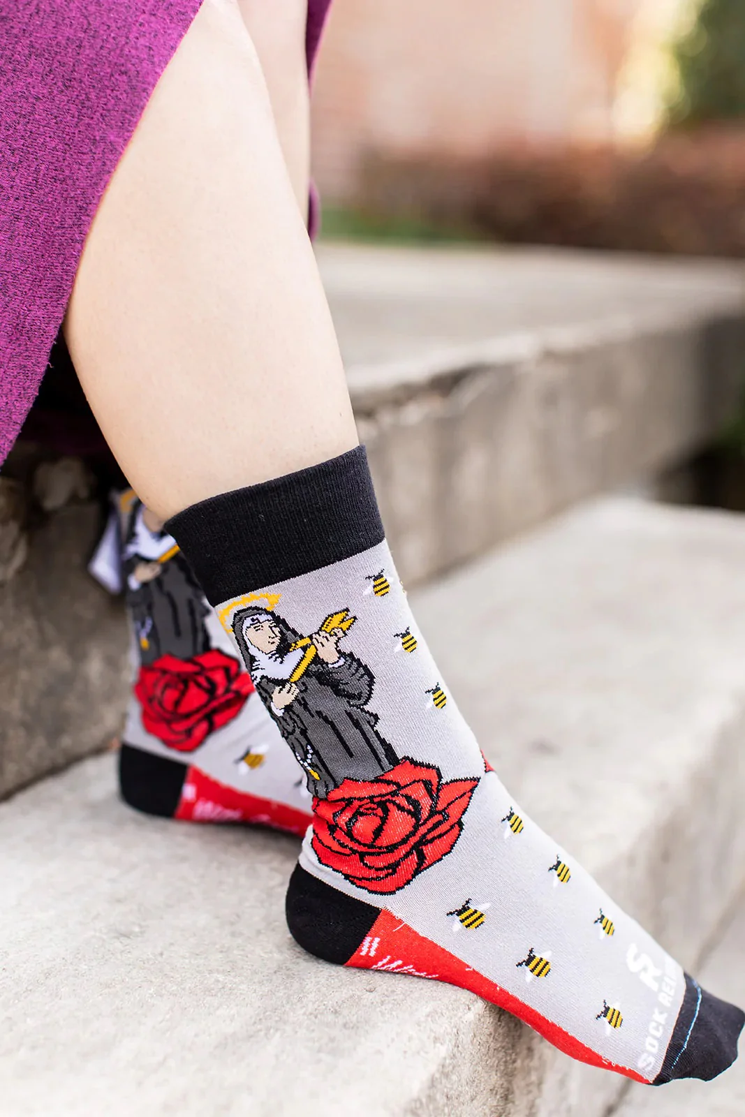St. Rita Adult Socks - Image 3