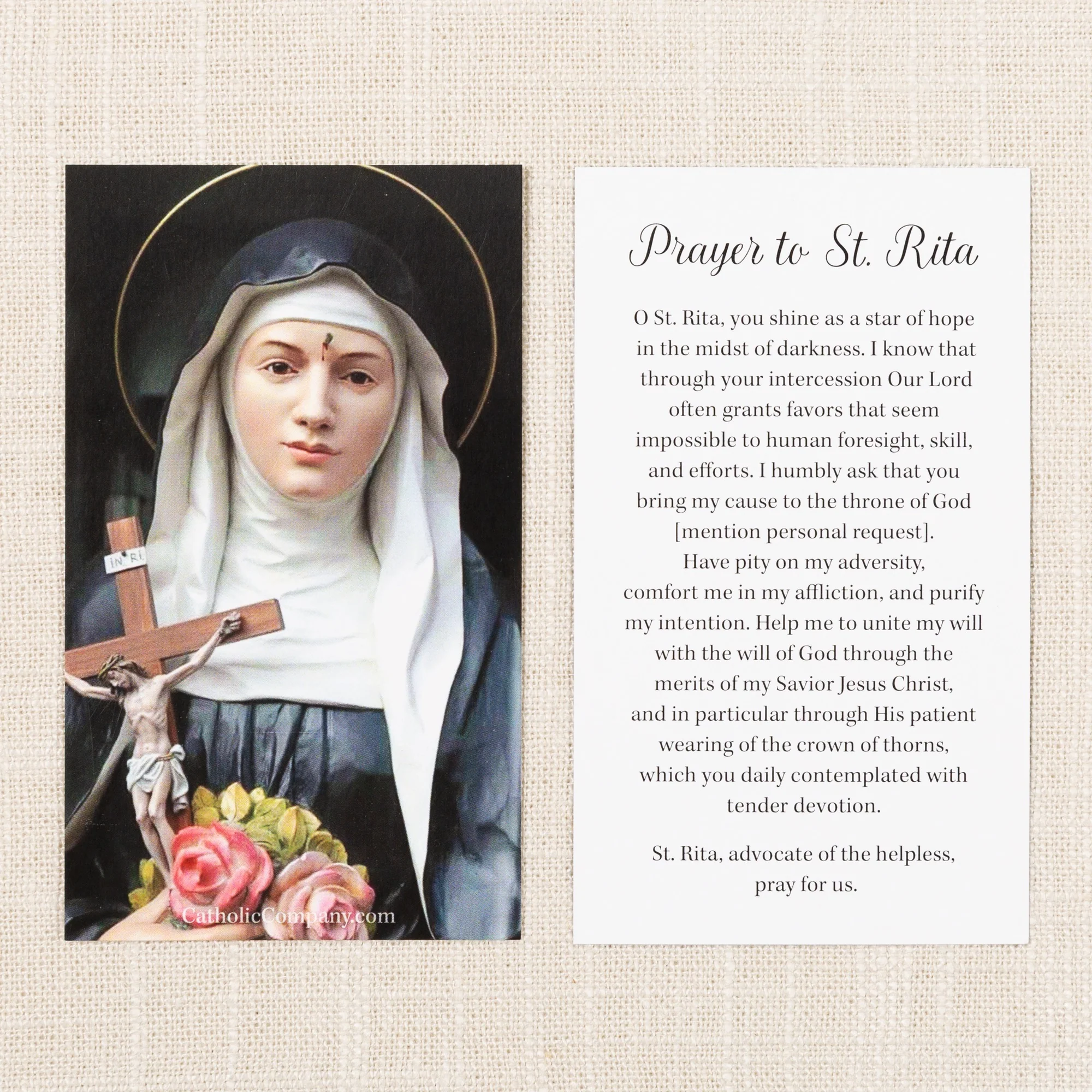 St. Rita Prayer Card - 1230095