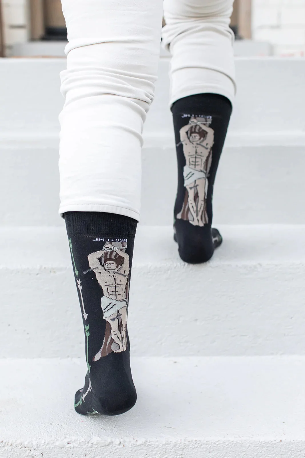 St. Sebastian Adult Socks - Image 3