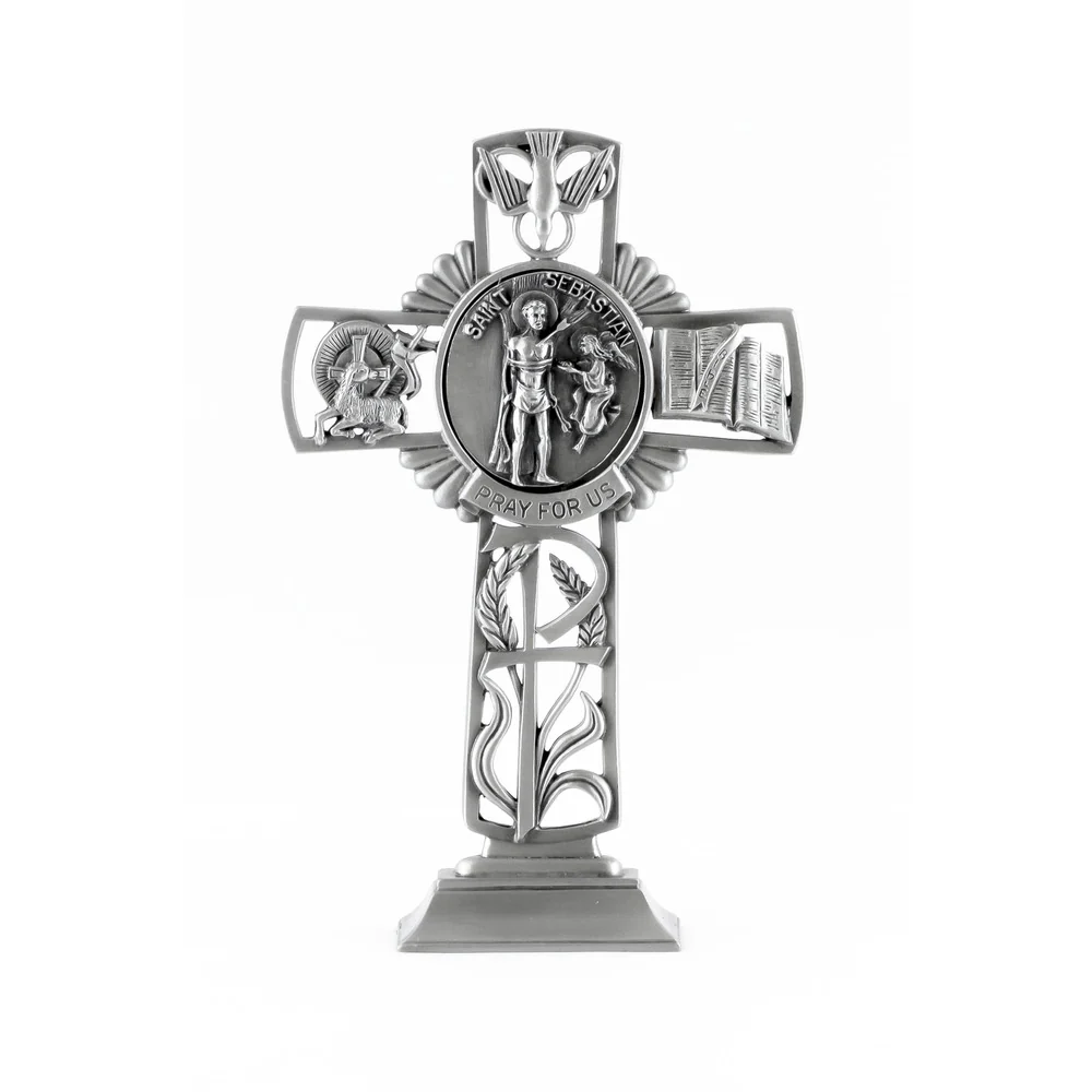 St. Sebastian Standing Cross 5"
