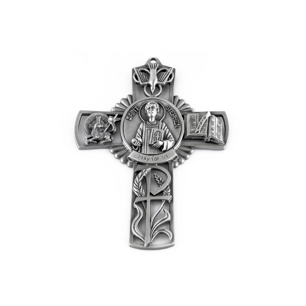 St. Stephen Wall Cross 5"