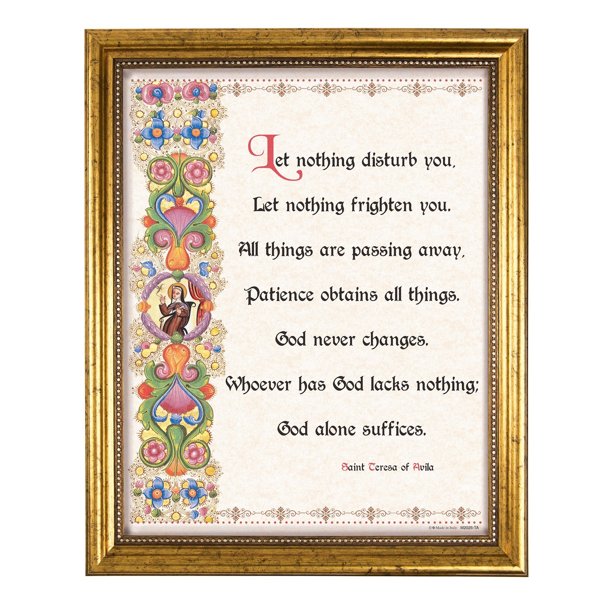 St. Teresa of Avila Parchment Print - 8x10 - Image 2