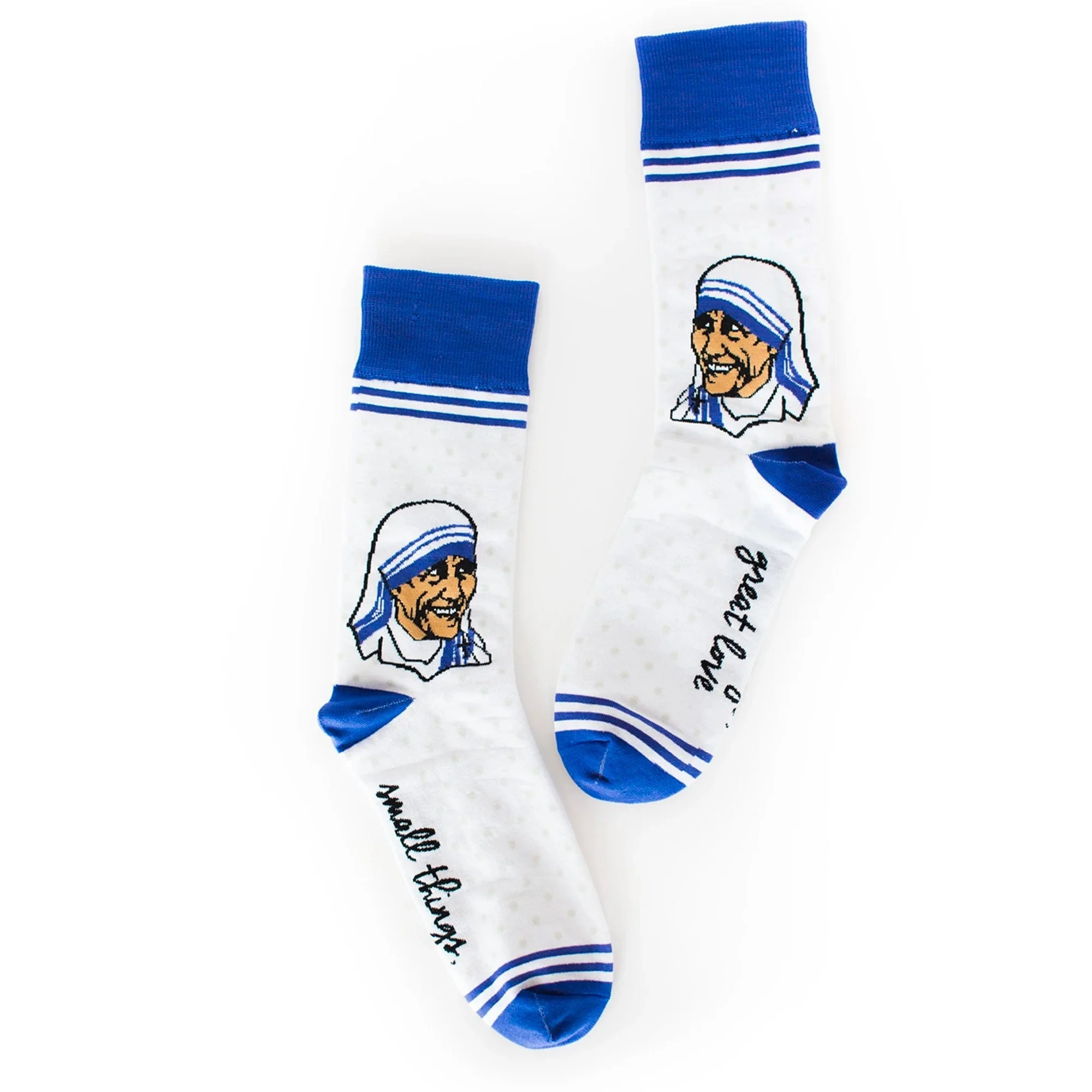 St. Teresa of Calcutta Socks - Adult - Image 4