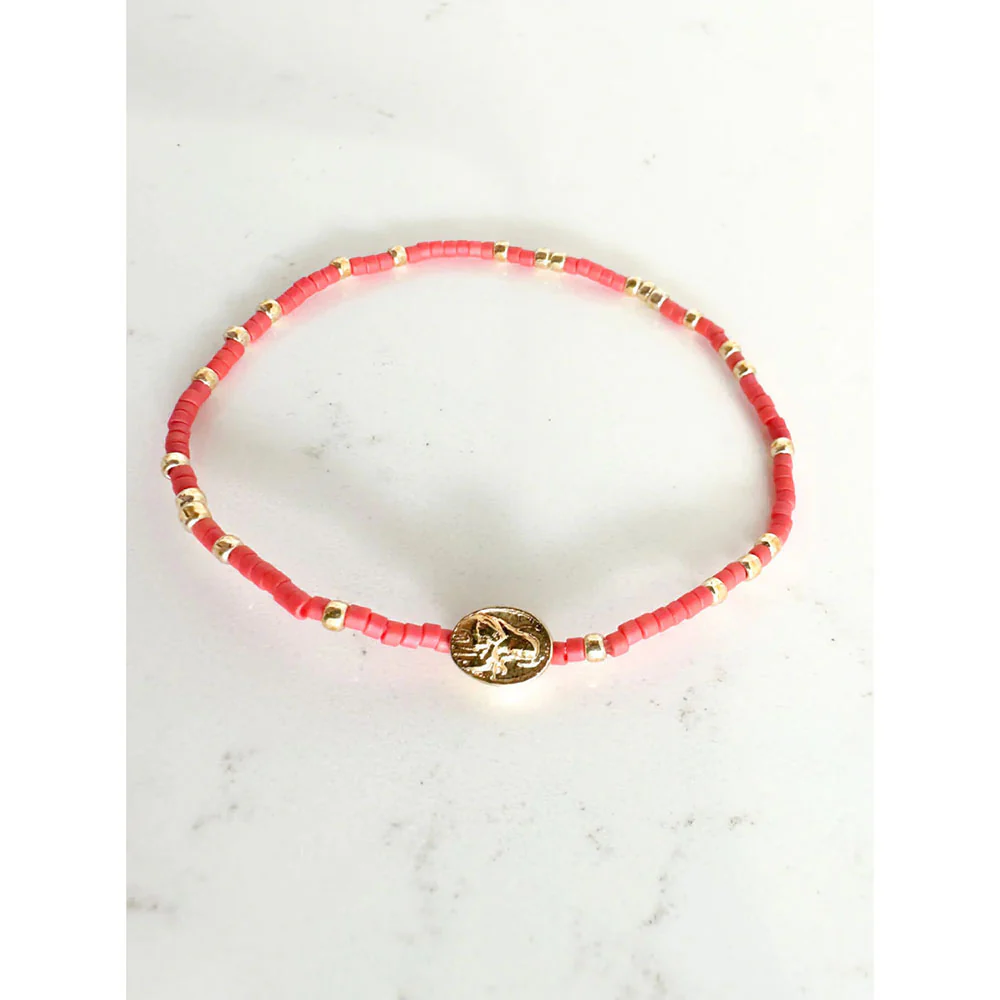 St. Therese of Lisieux Bracelet - Pink or Red - Image 2