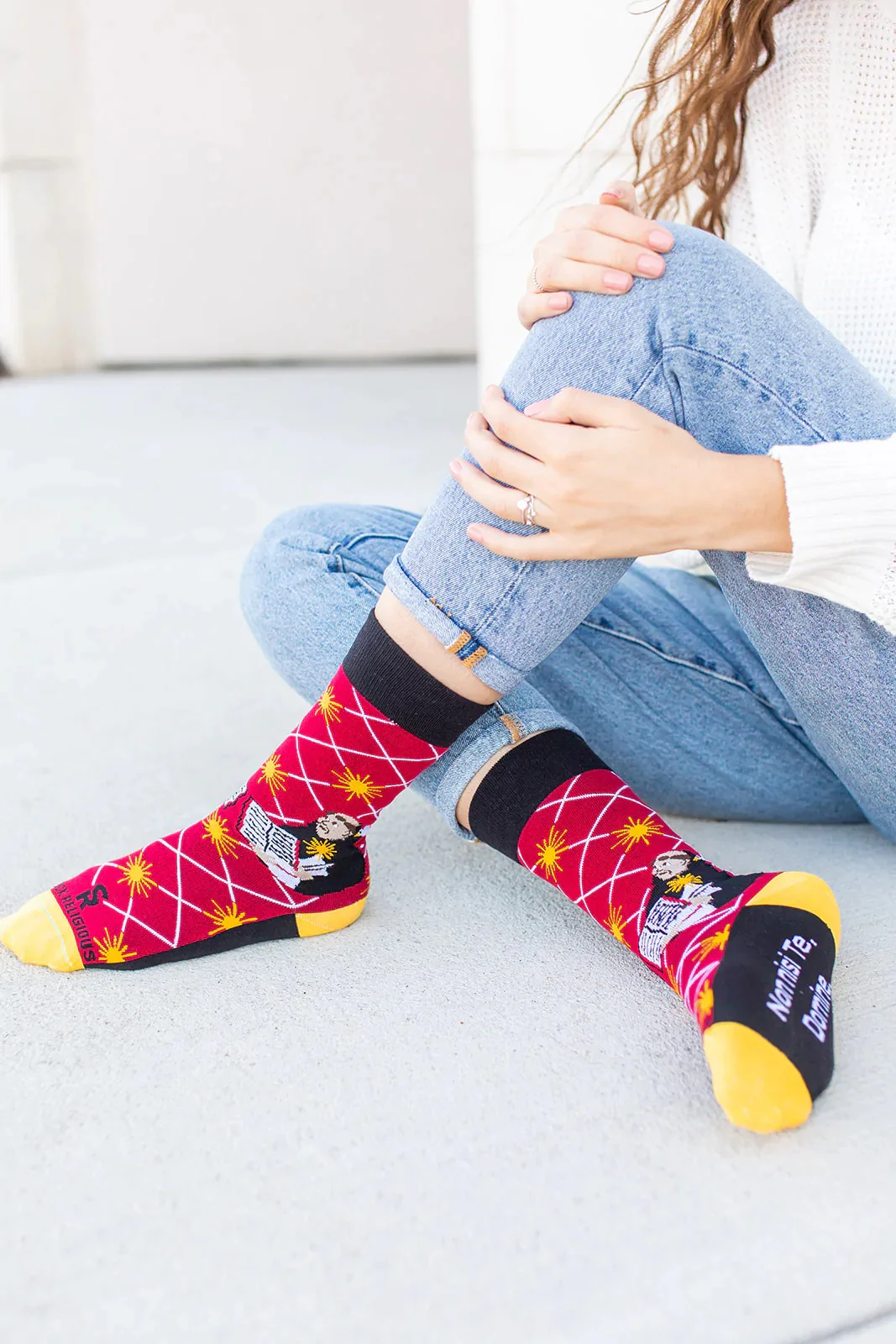 St. Thomas Aquinas Adult Socks - Image 3