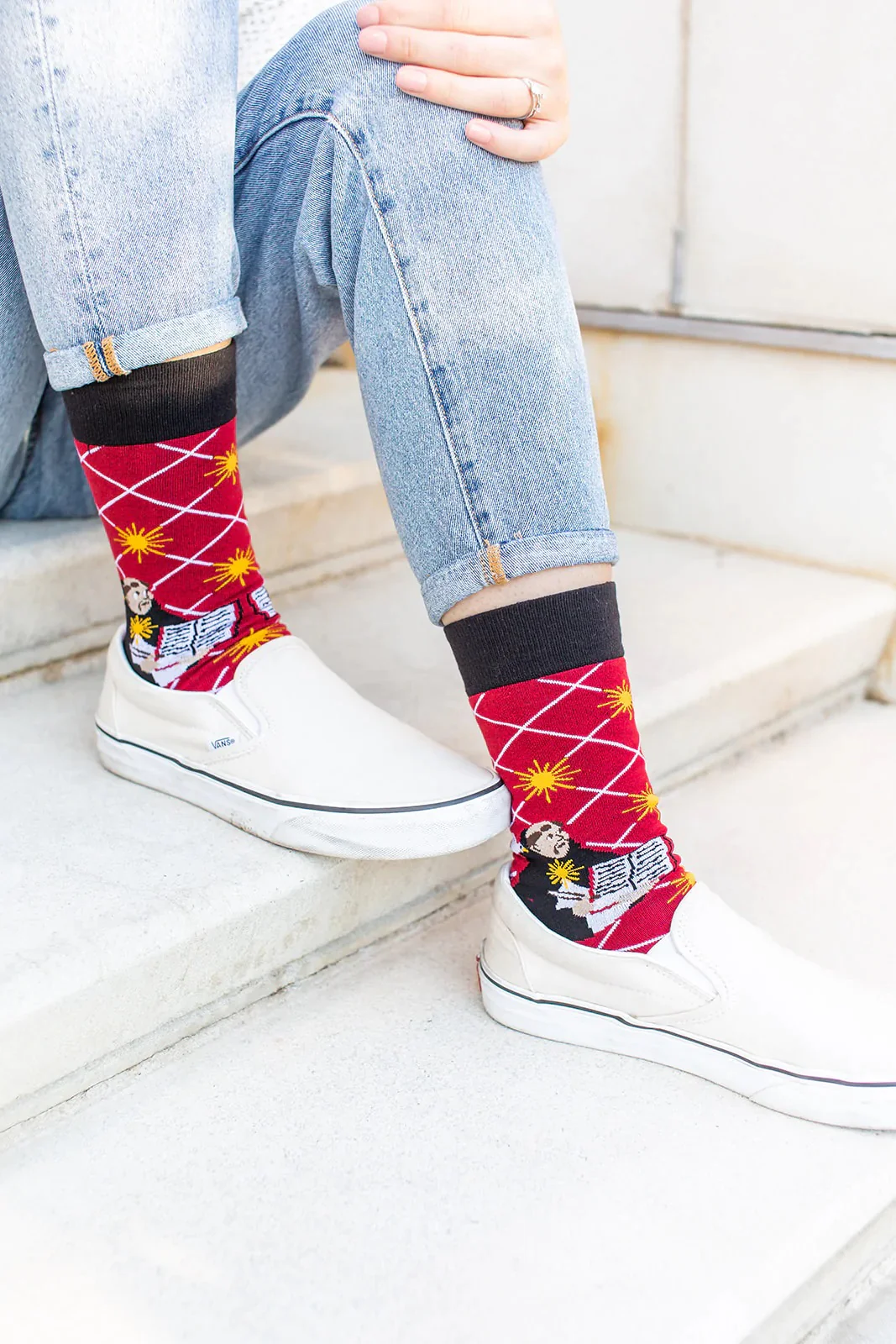 St. Thomas Aquinas Adult Socks - Image 5