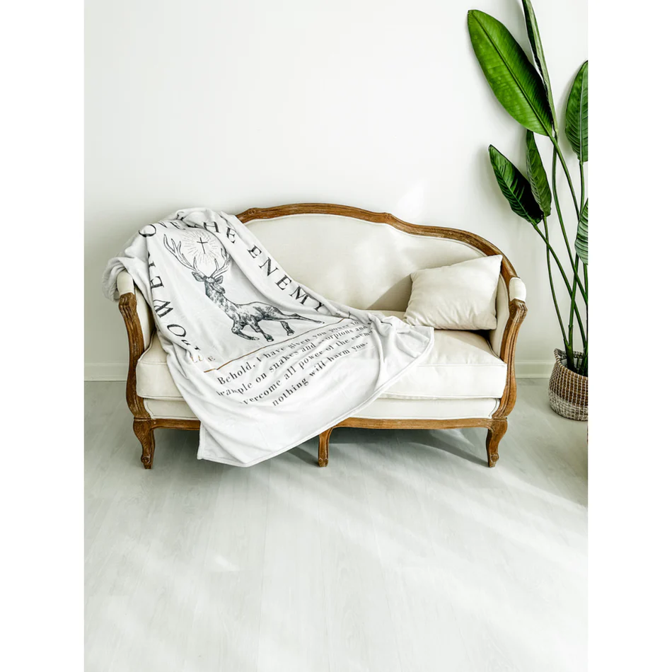 Stag Throw Blanket - 50" x 60" - Image 3
