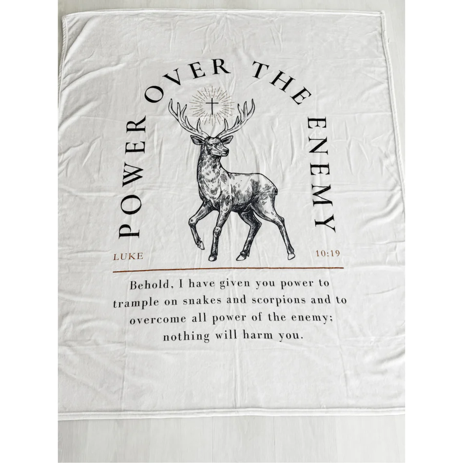 Stag Throw Blanket - 50" x 60" - Image 4
