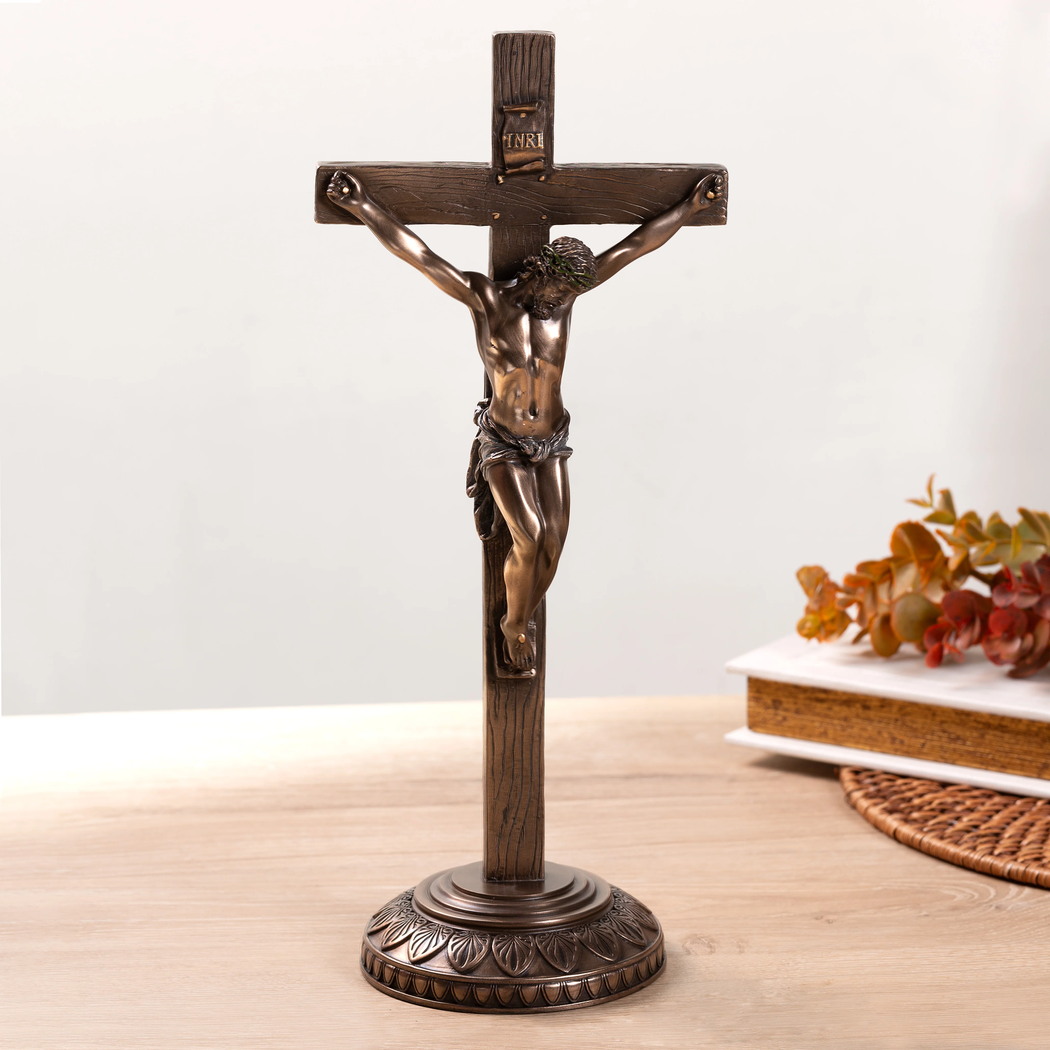 Standing Crucifix 13.75''