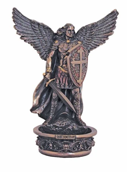 Standing or Hanging St. Michael Font - 8.5"