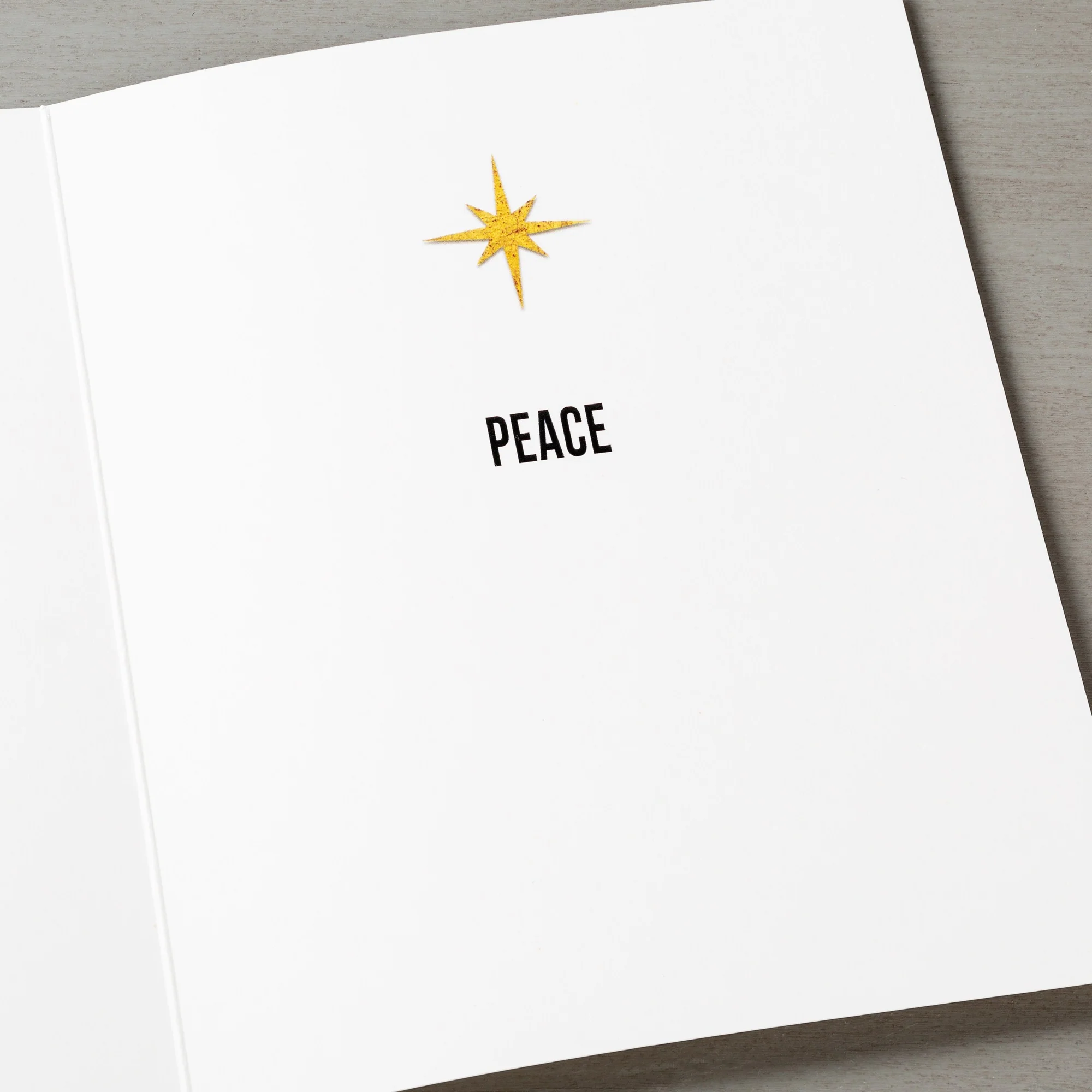Starlight Gold & Black Manger Christmas Cards - Set of 20 - Image 2
