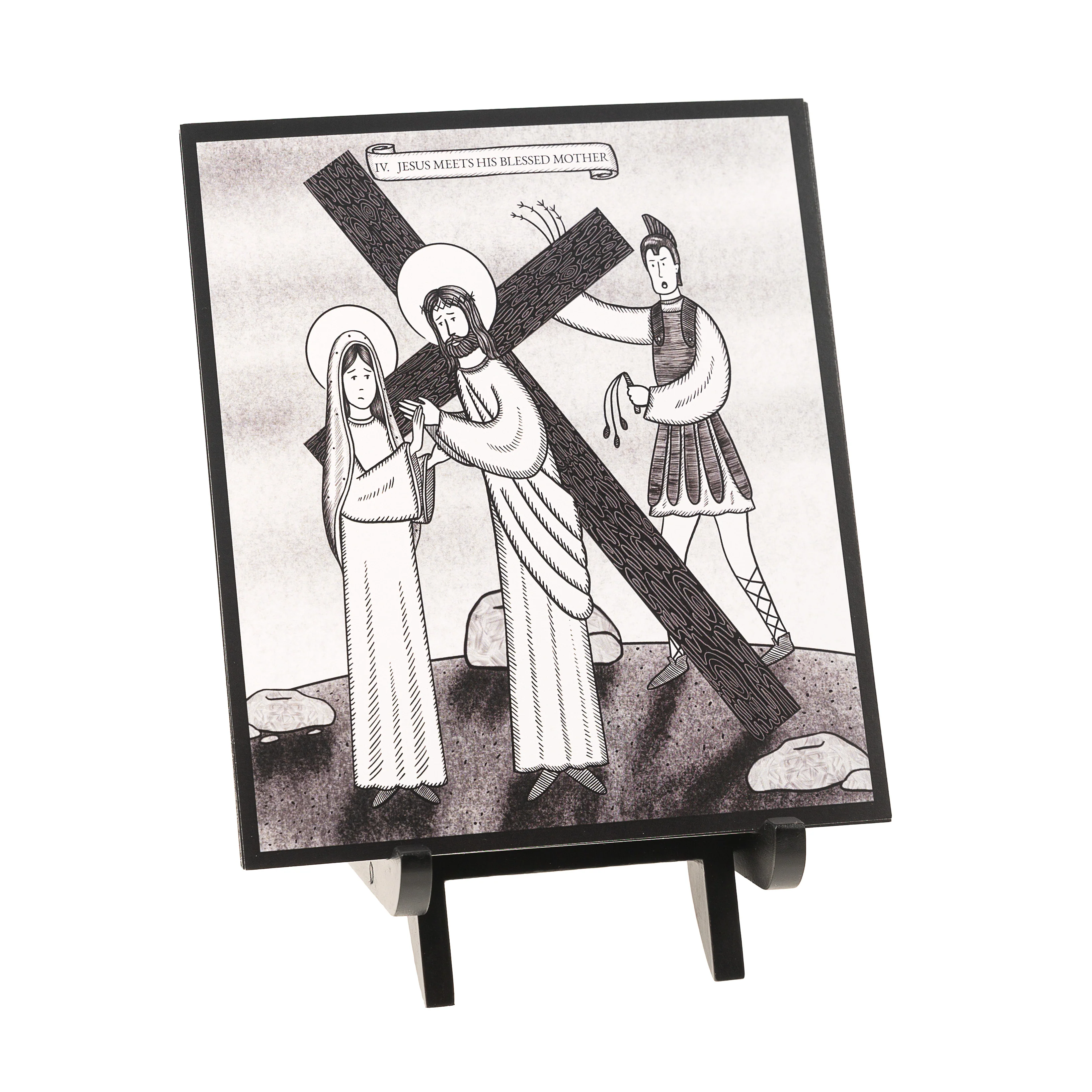 Stations of the Cross Cards and Easel Set - Image 2