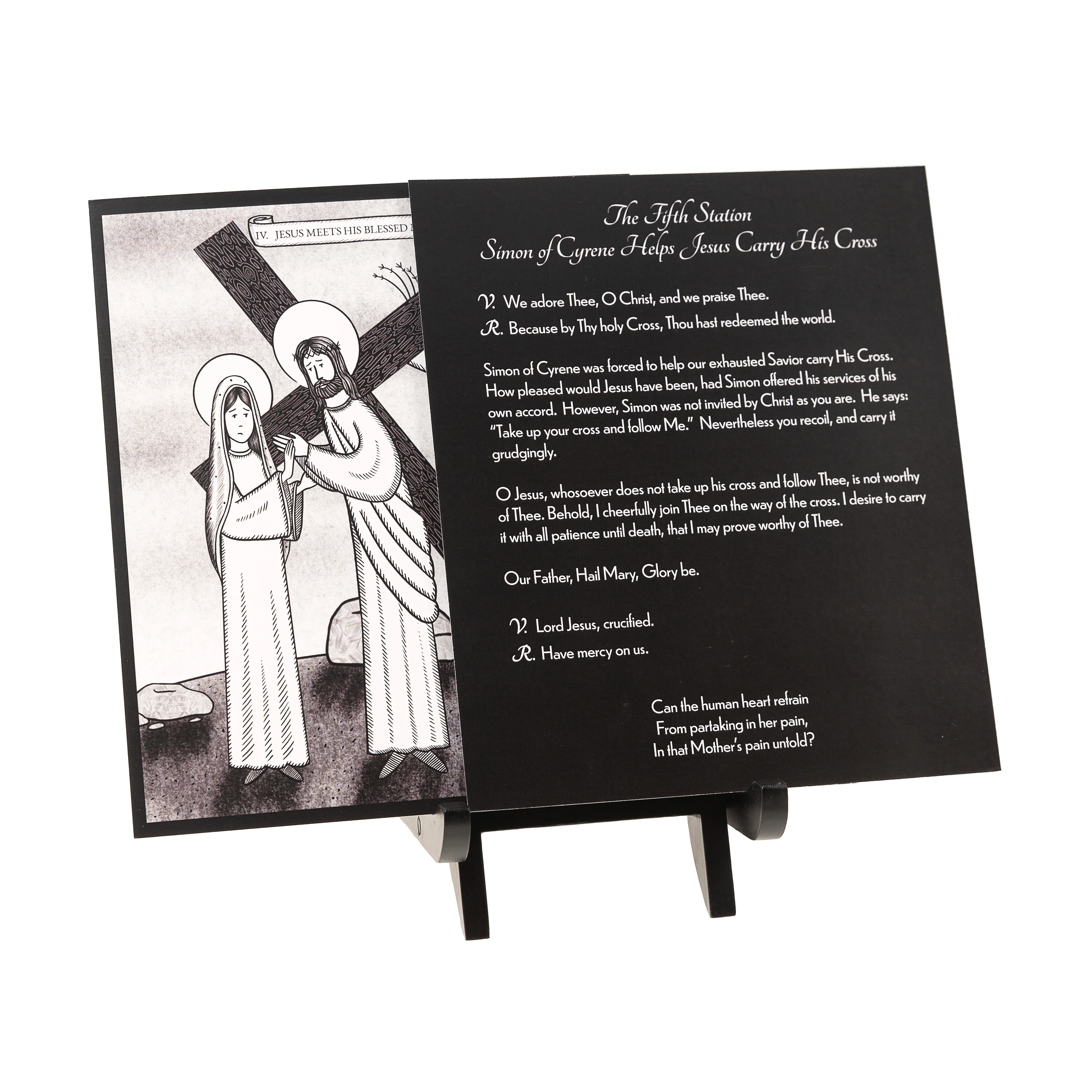 Stations of the Cross Cards and Easel Set - Image 3