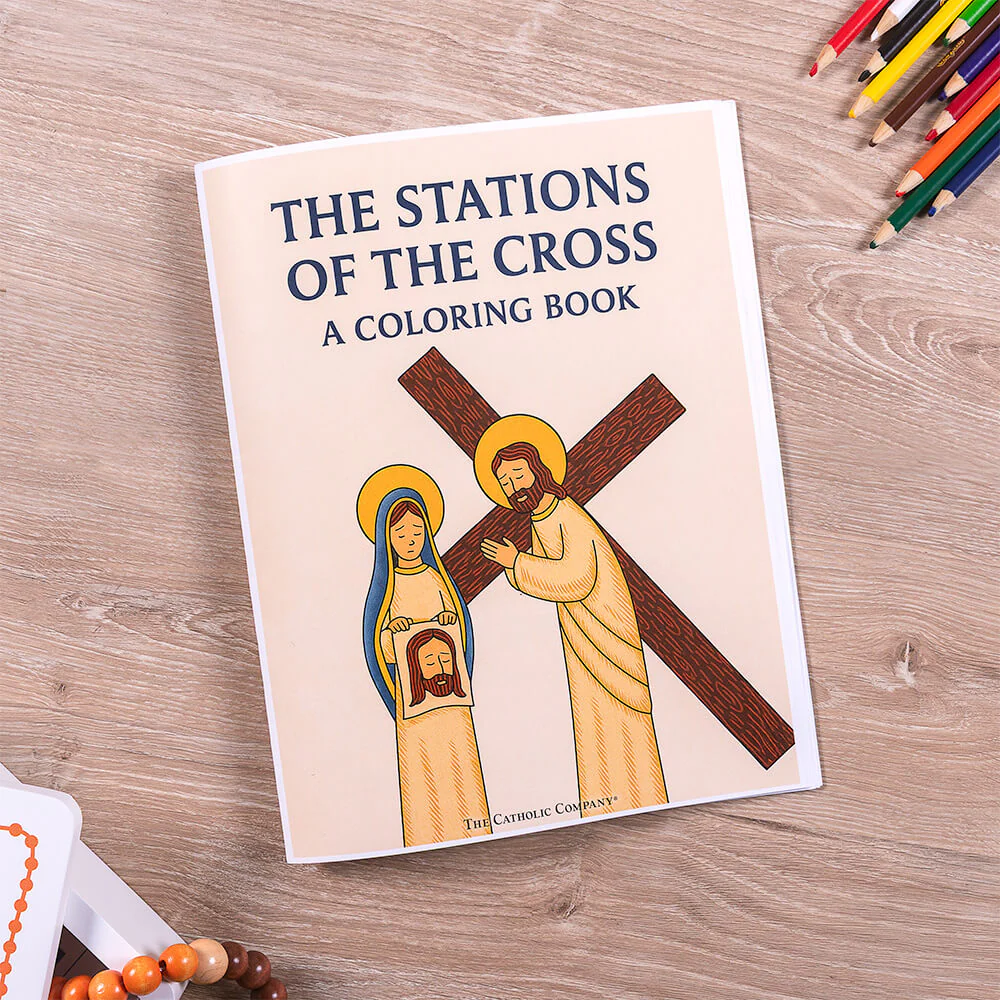 Stations of the Cross Coloring Book