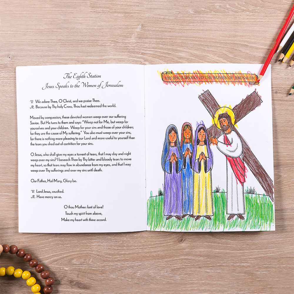 Stations of the Cross Coloring Book - Image 2