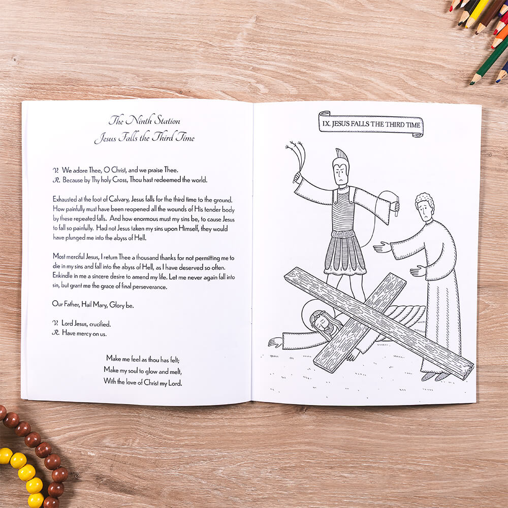 Stations of the Cross Coloring Book - Image 3